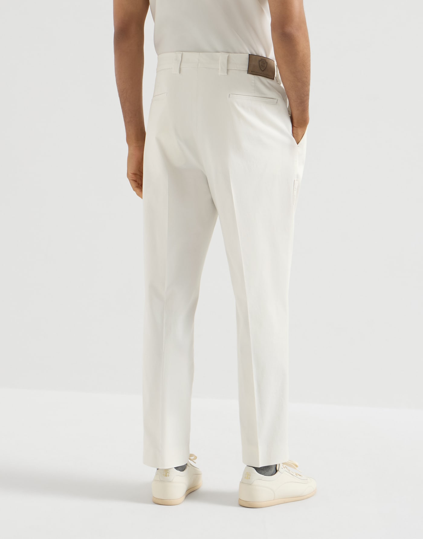 Garment-dyed trousers White Man - Brunello Cucinelli