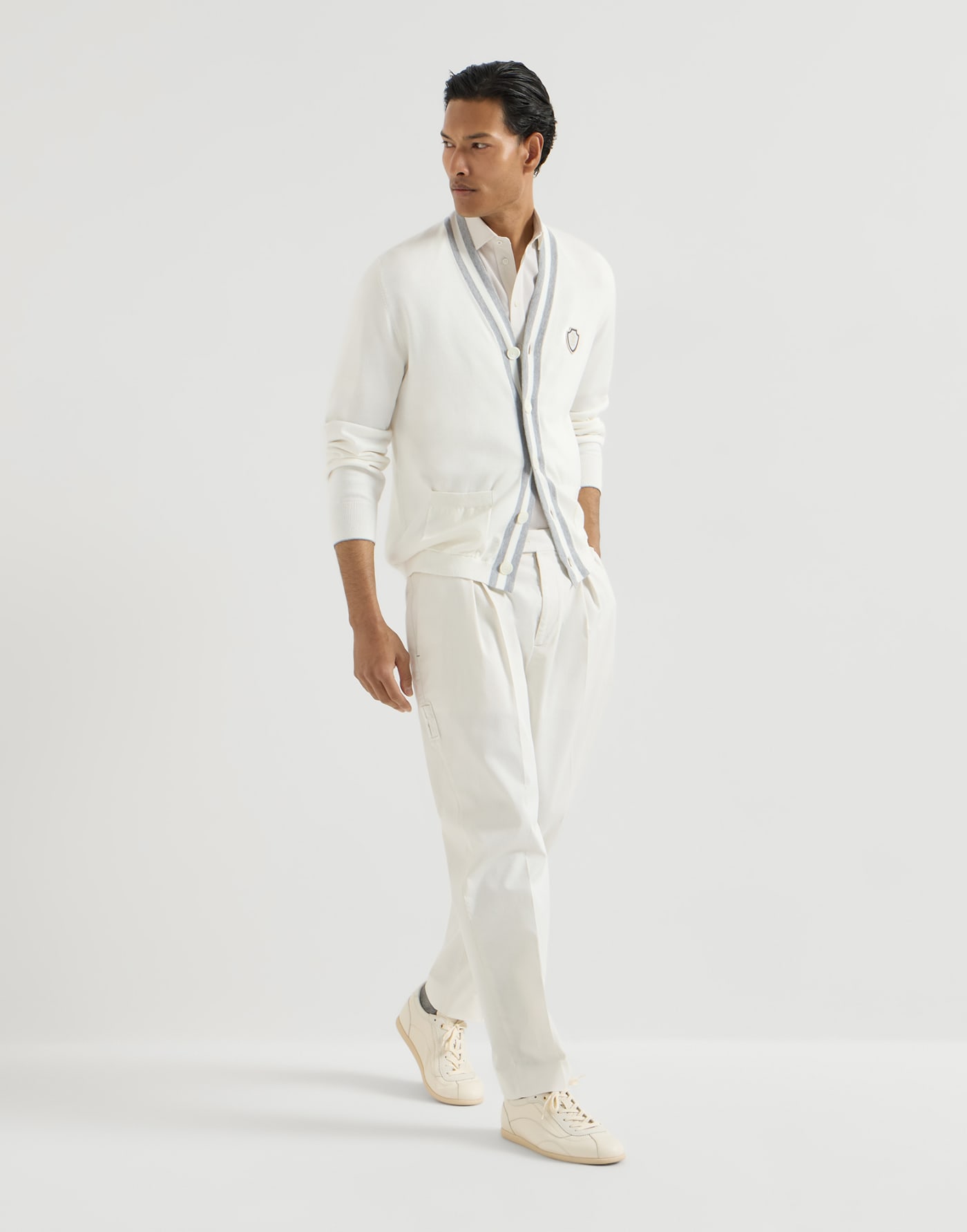 Garment-dyed trousers White Man - Brunello Cucinelli