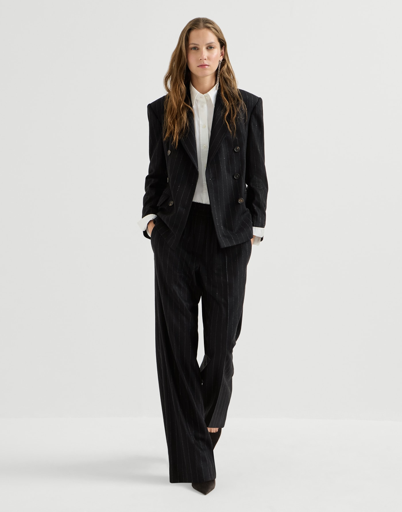 Loose Track trousers Blue Woman - Brunello Cucinelli