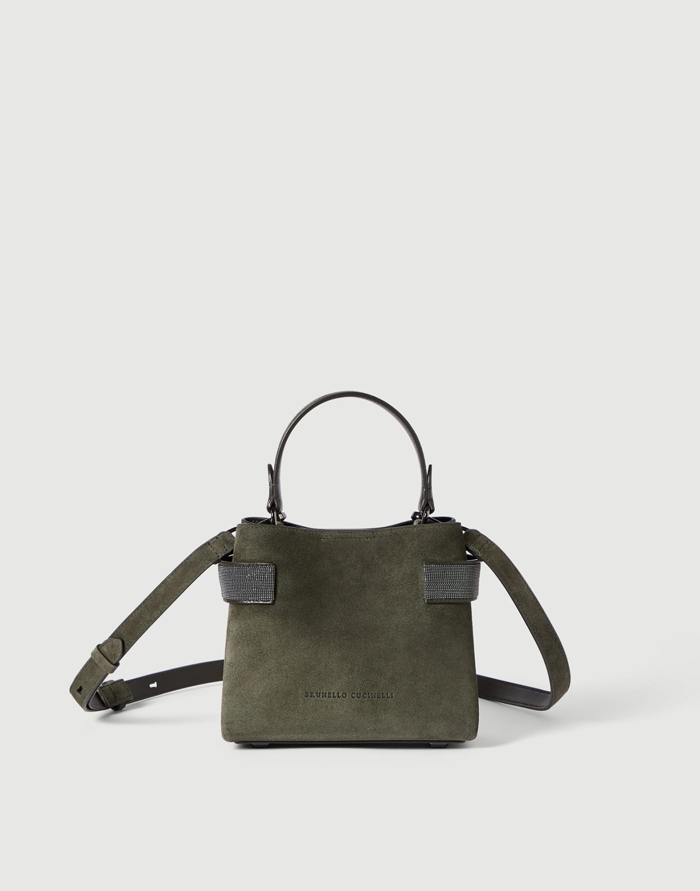 Small Top-Handle Essence bag Green Woman - Brunello Cucinelli