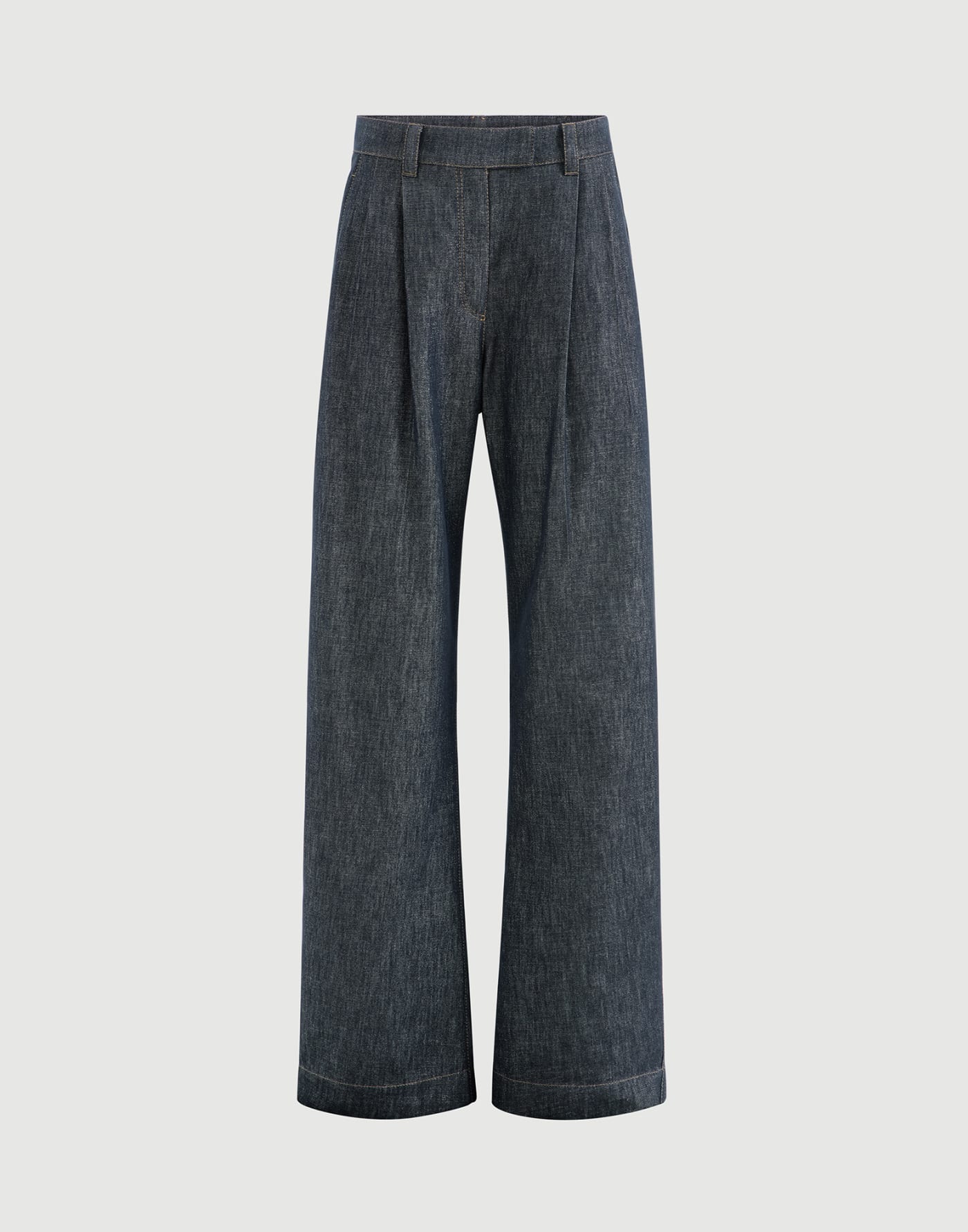 Loose Curved trousers Denim Woman - Brunello Cucinelli