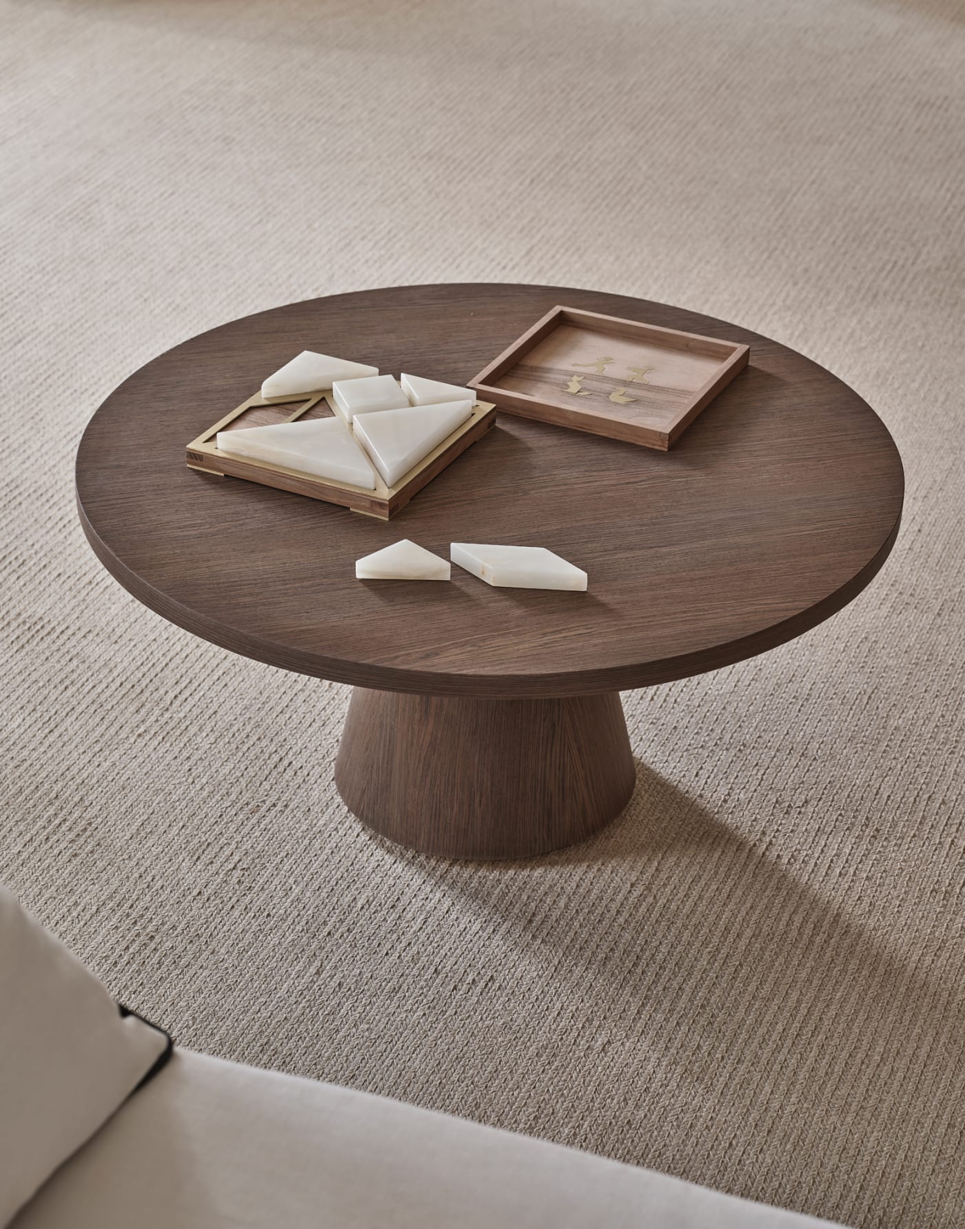 Tangram set Hazelnut Lifestyle - Brunello Cucinelli