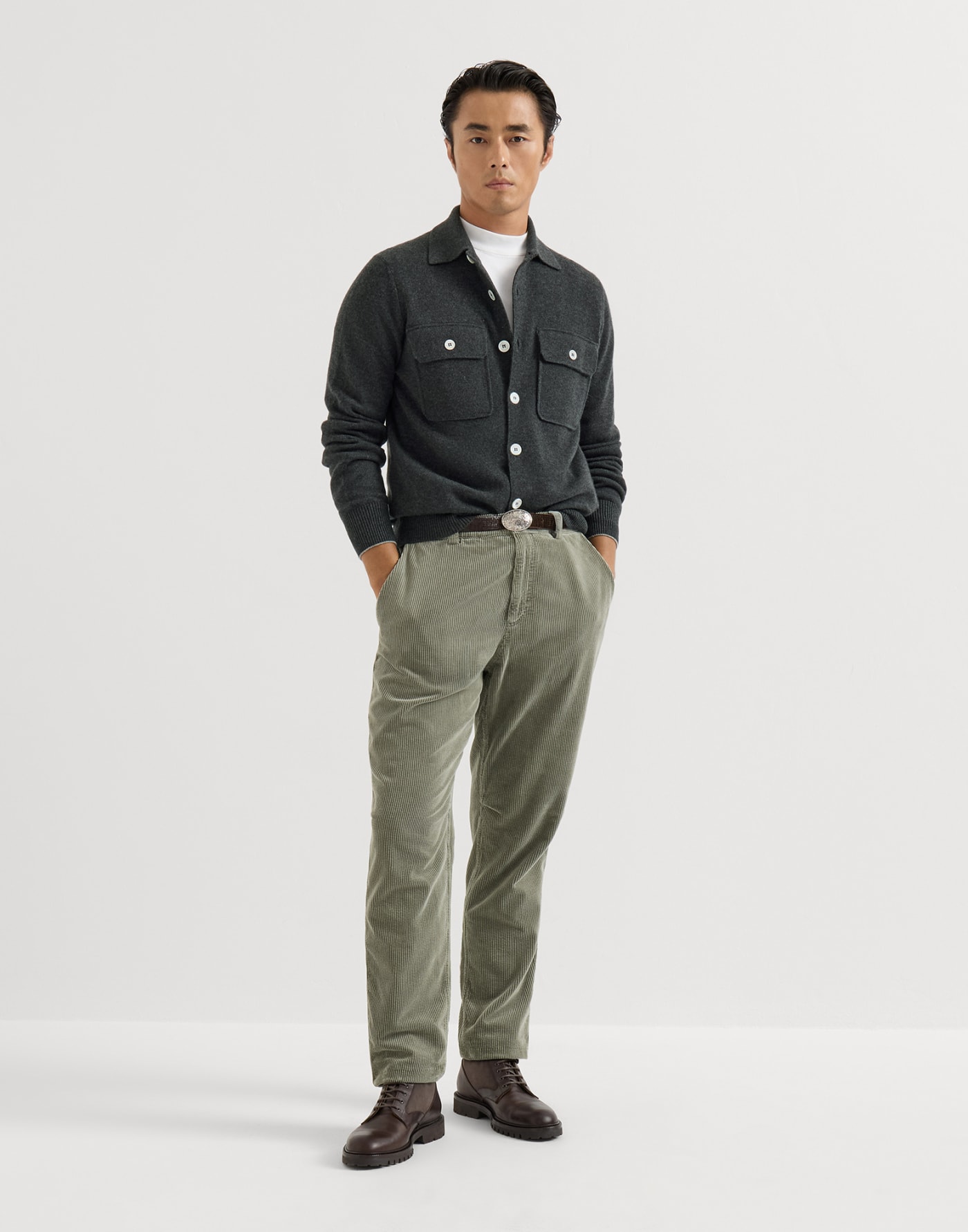 Corduroy trousers Military Man - Brunello Cucinelli