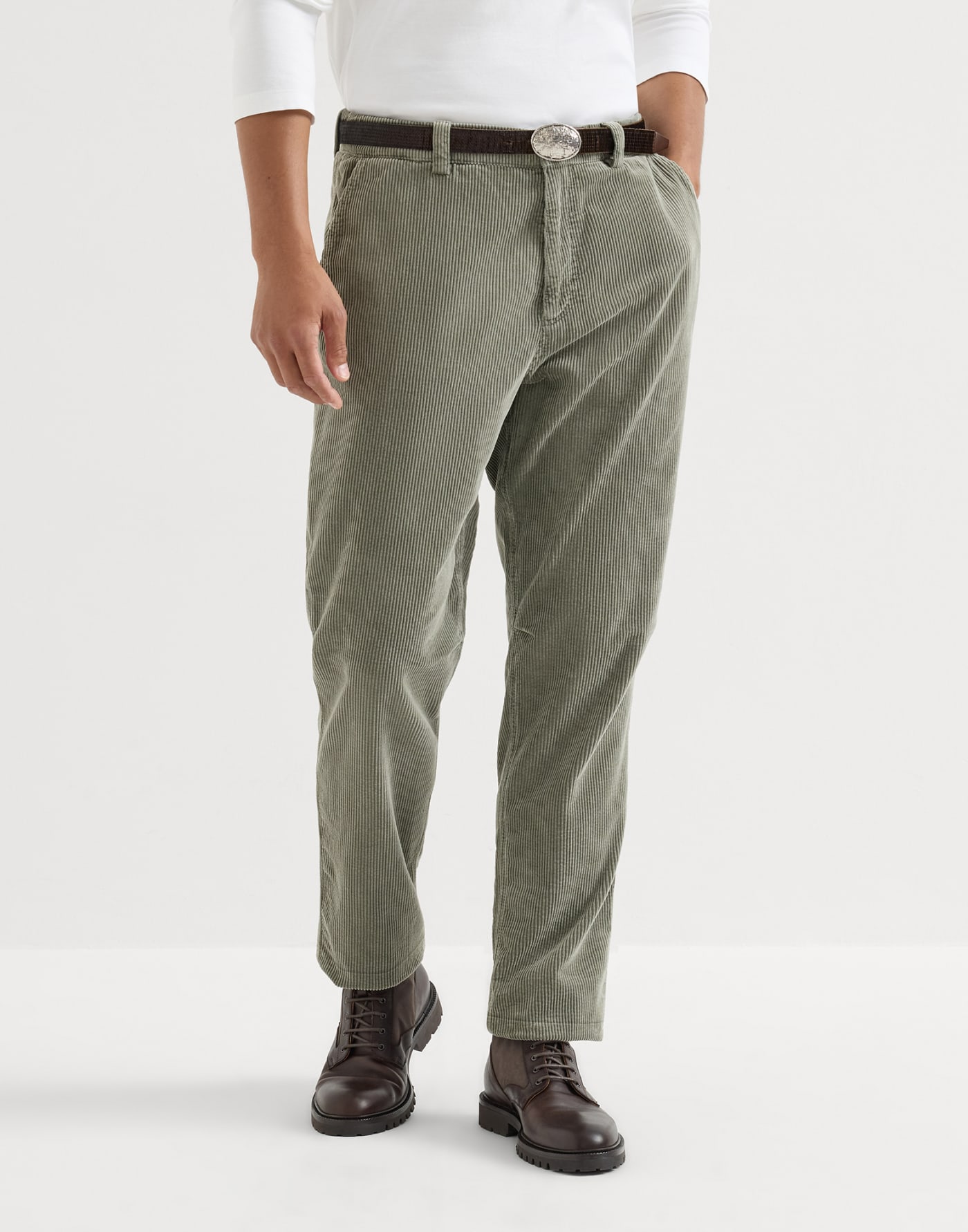 Corduroy trousers Military Man - Brunello Cucinelli