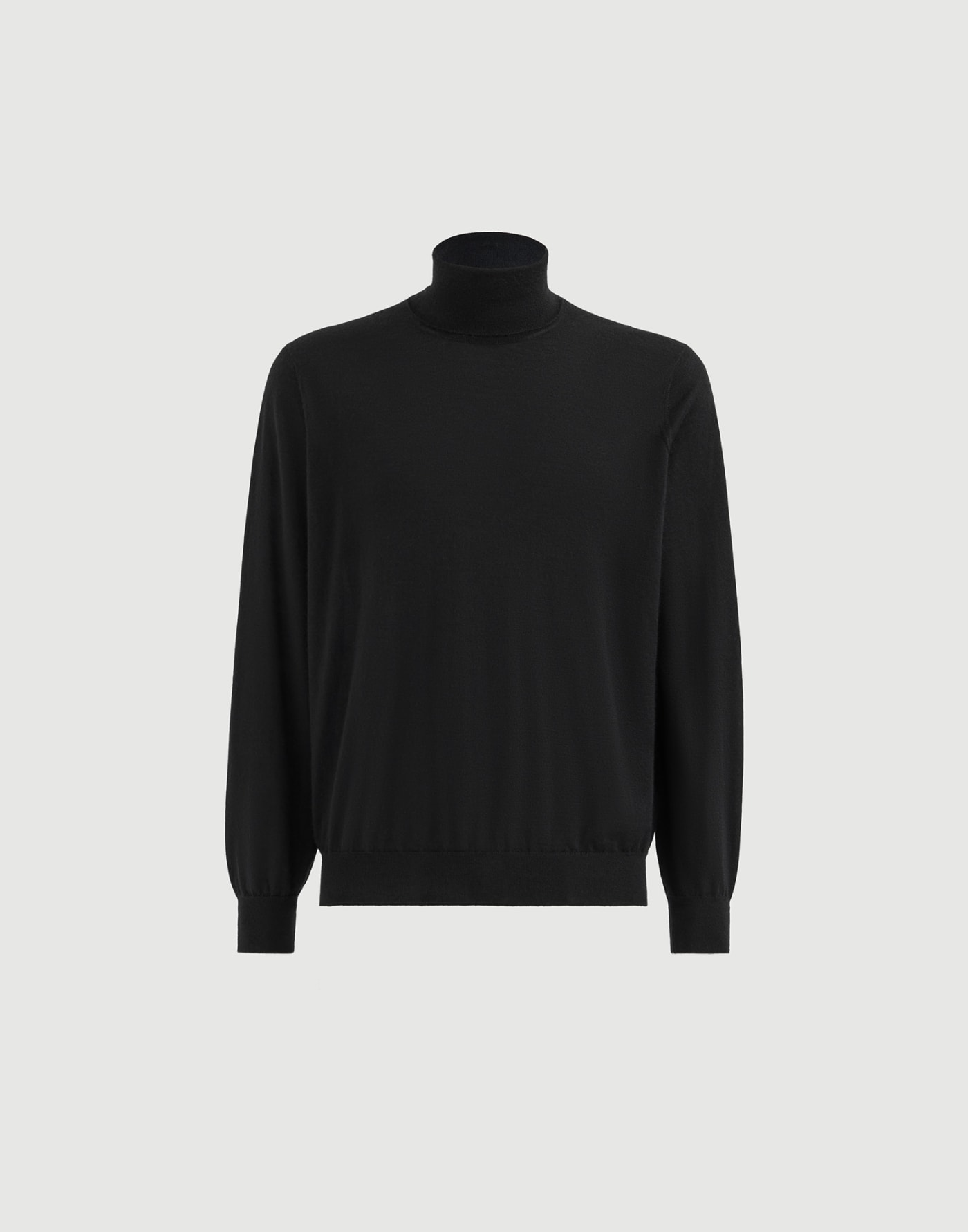 Turtleneck sweater Black Man - Brunello Cucinelli
