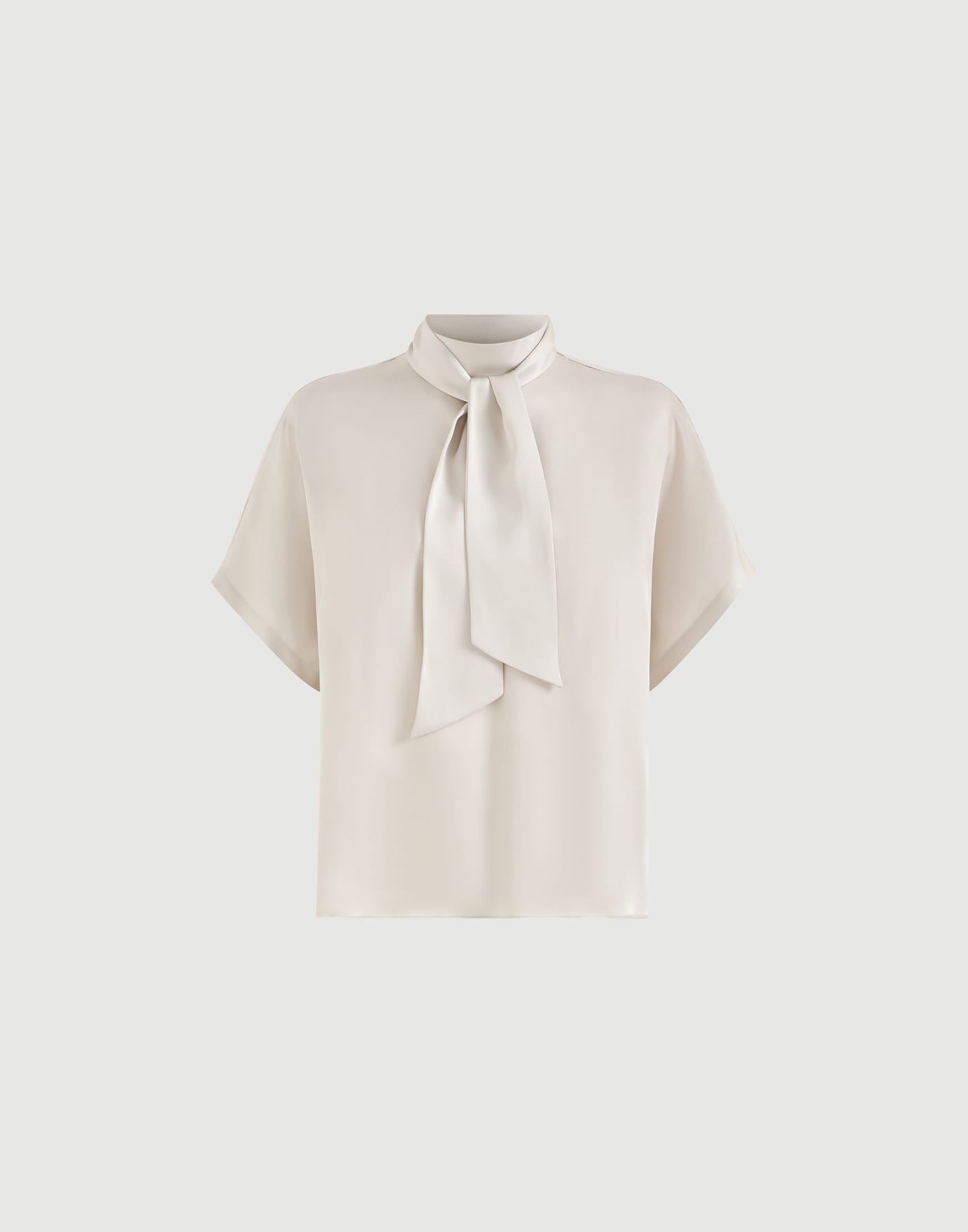 Mock neck T-shirt with monili Fog Woman - Brunello Cucinelli