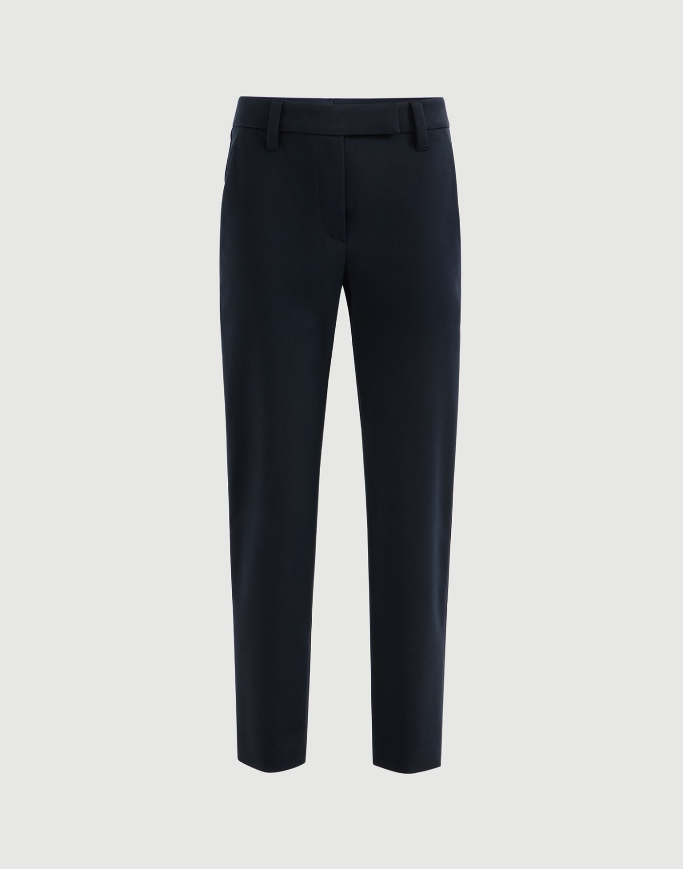 Stretch cotton cover trousers Cobalt Woman - Brunello Cucinelli