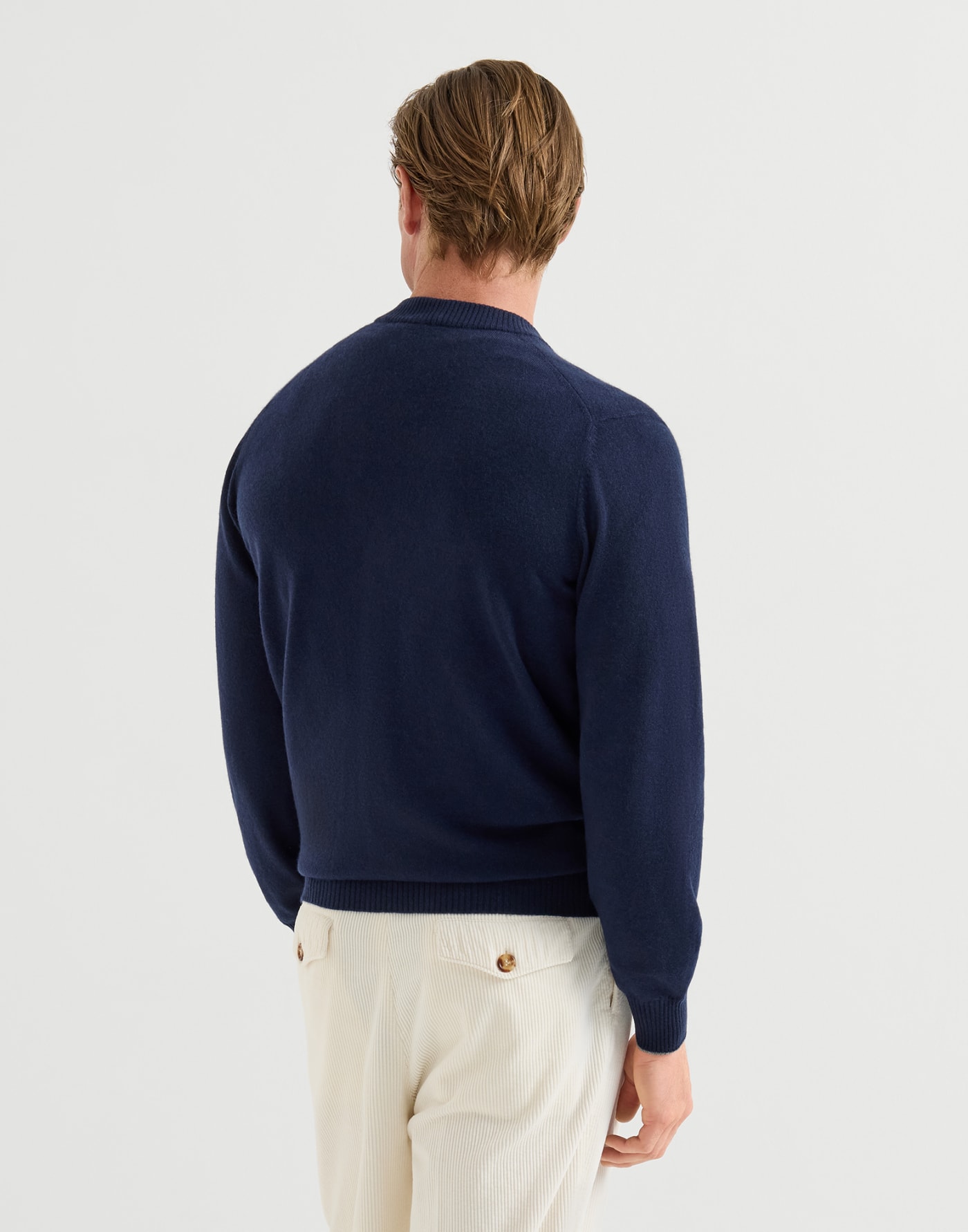Cashmere cardigan Navy Blue Man - Brunello Cucinelli