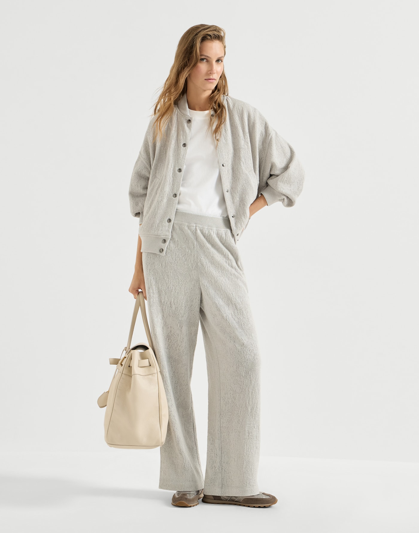 Cotton jersey T-shirt White Woman - Brunello Cucinelli