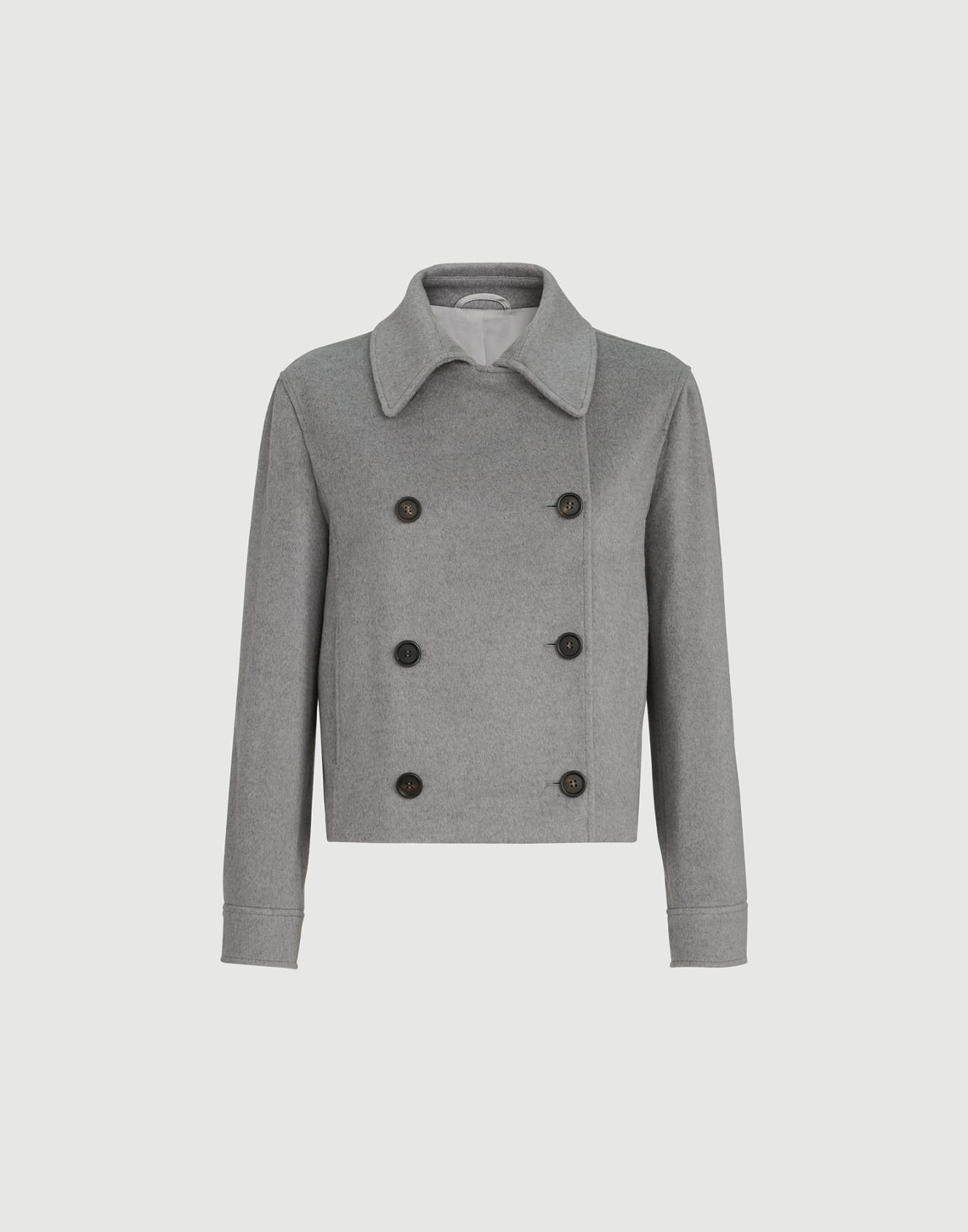 Outerwear in beaver di vicuña Grigio Donna - Brunello Cucinelli
