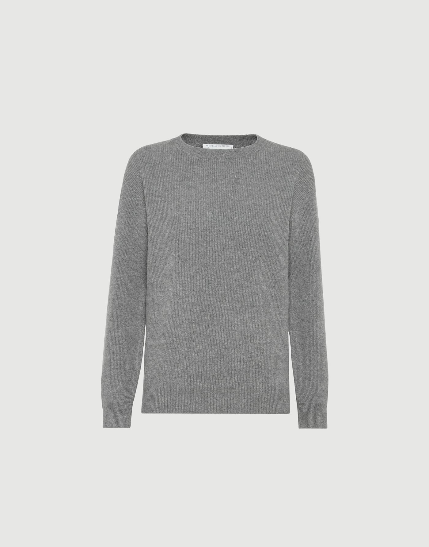 Maglia in cashmere e vicuña Grigio Donna - Brunello Cucinelli