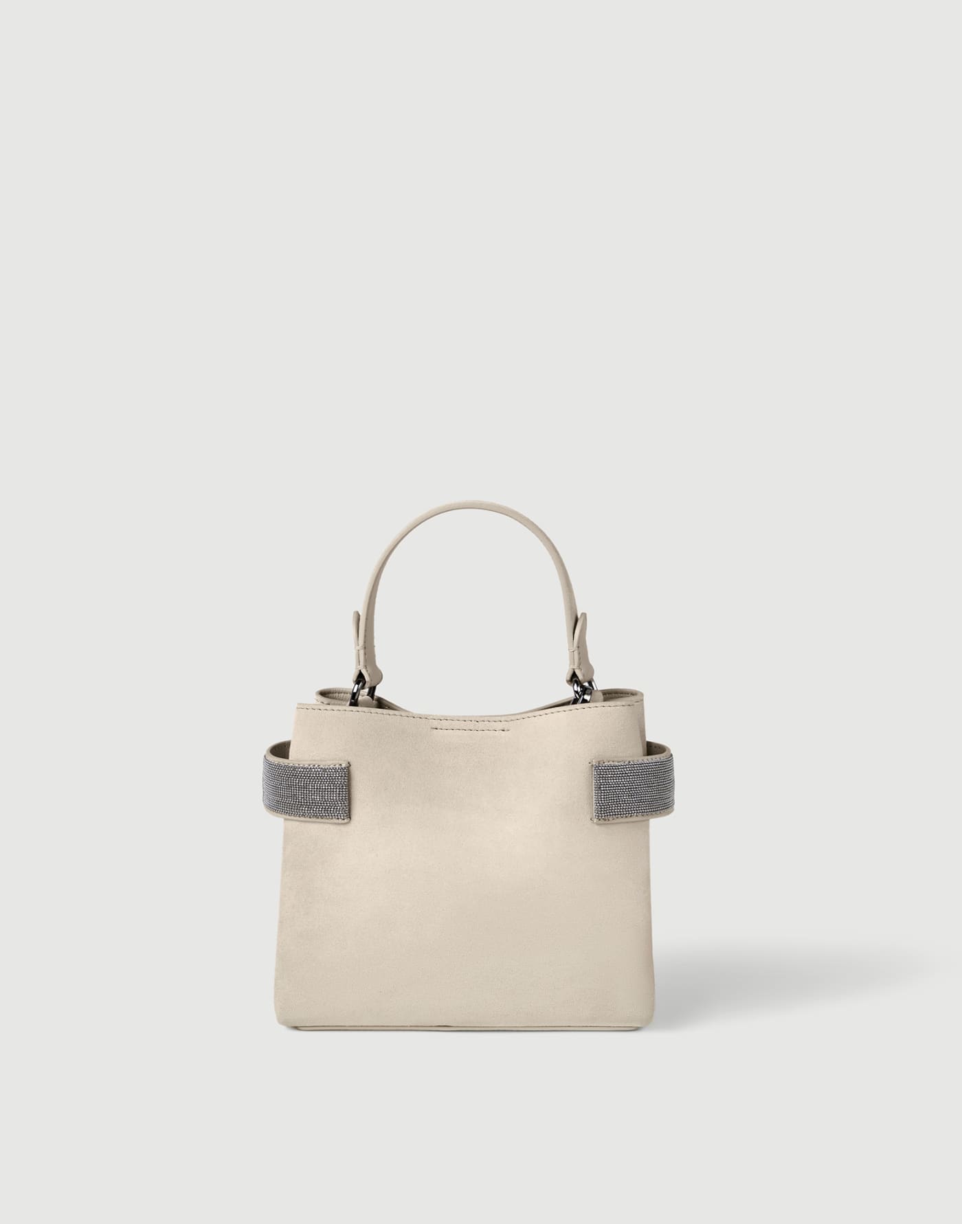 Small Top-Handle Essence bag Ivory Woman - Brunello Cucinelli