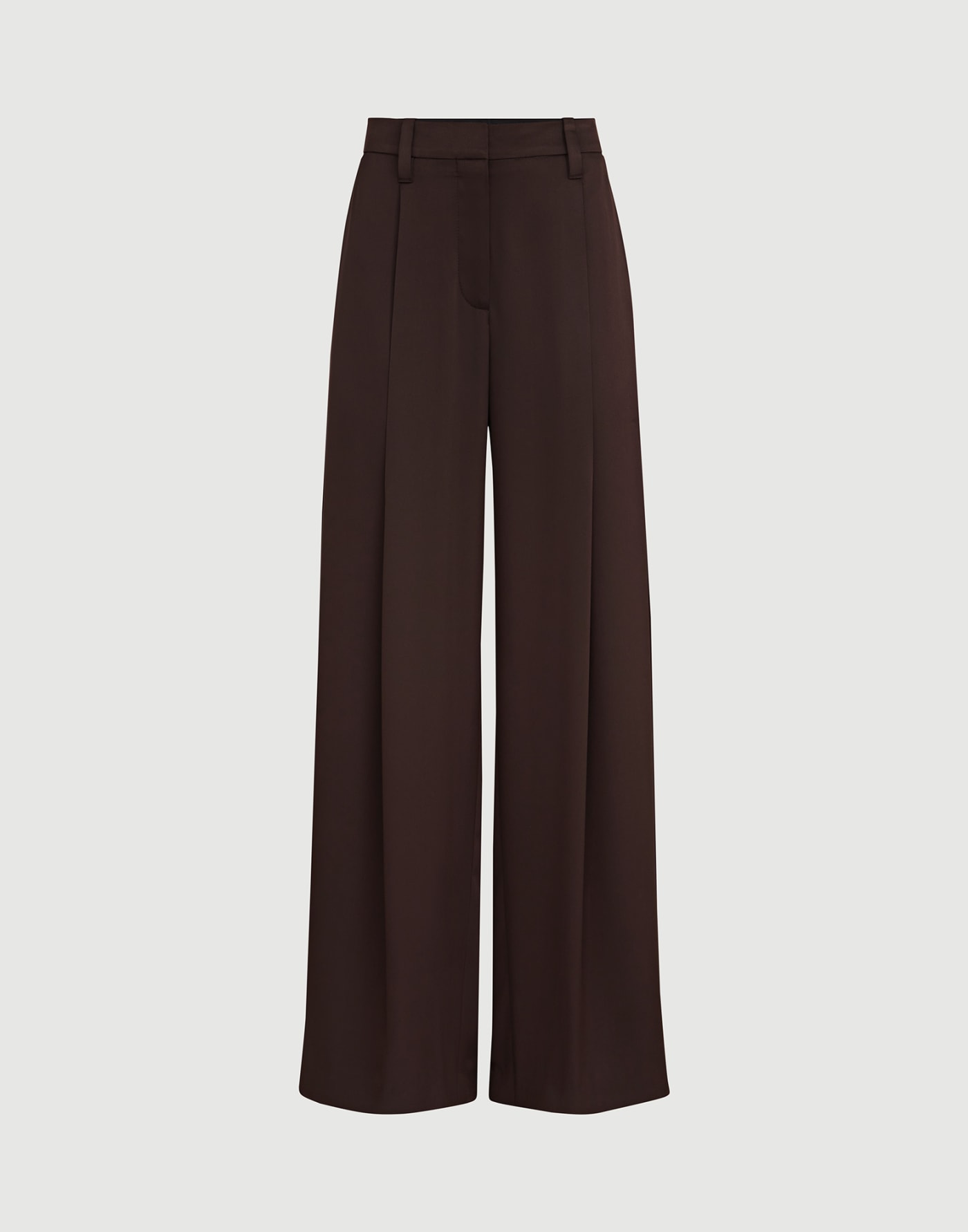Pantalon Pleated Barrel en satin Café Femme - Brunello Cucinelli