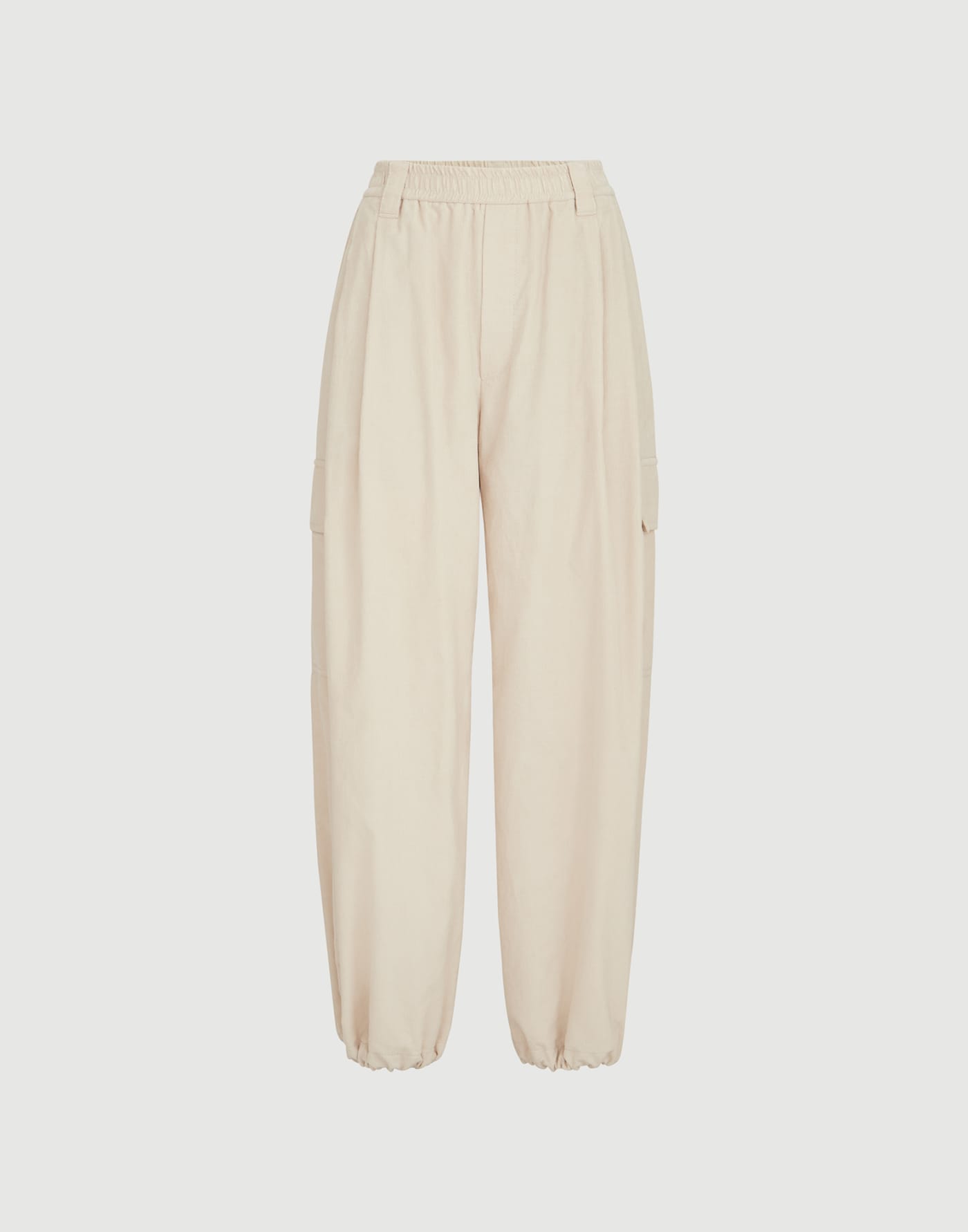 Baggy Cargo-Hose aus Samt Beige Damen - Brunello Cucinelli