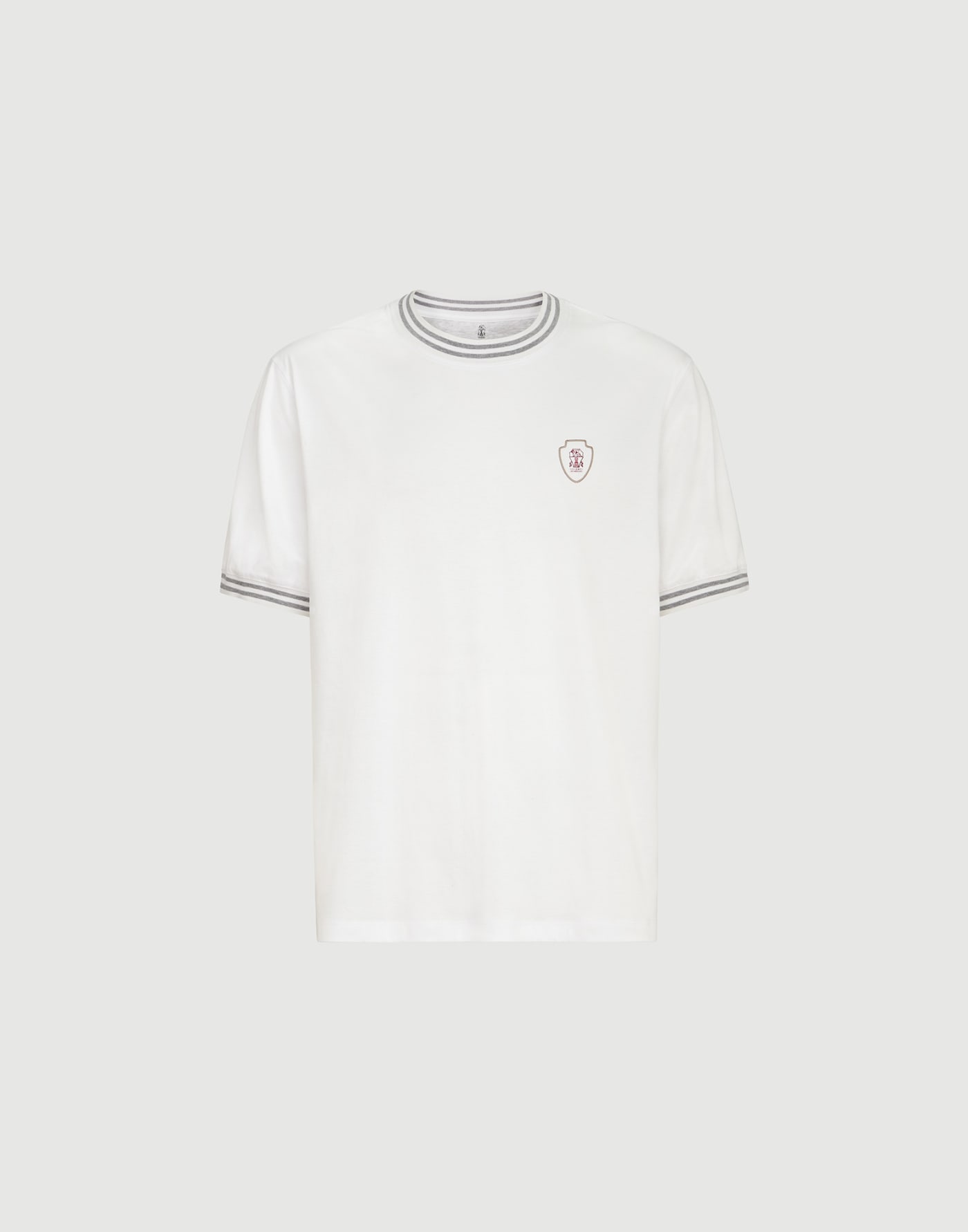 ロゴ入りTシャツ ホワイト メンズ - Brunello Cucinelli