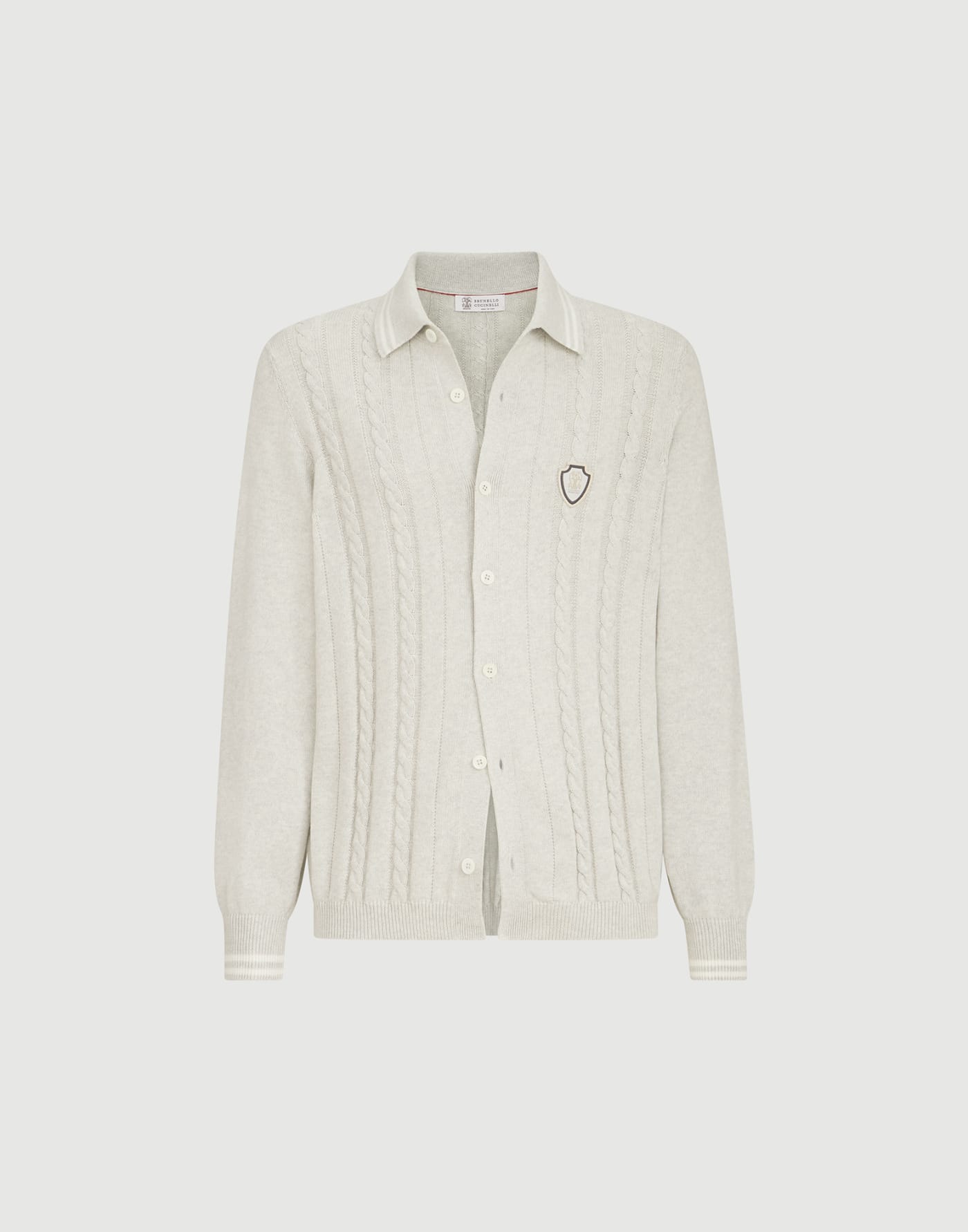 Knit shirt White Man - Brunello Cucinelli