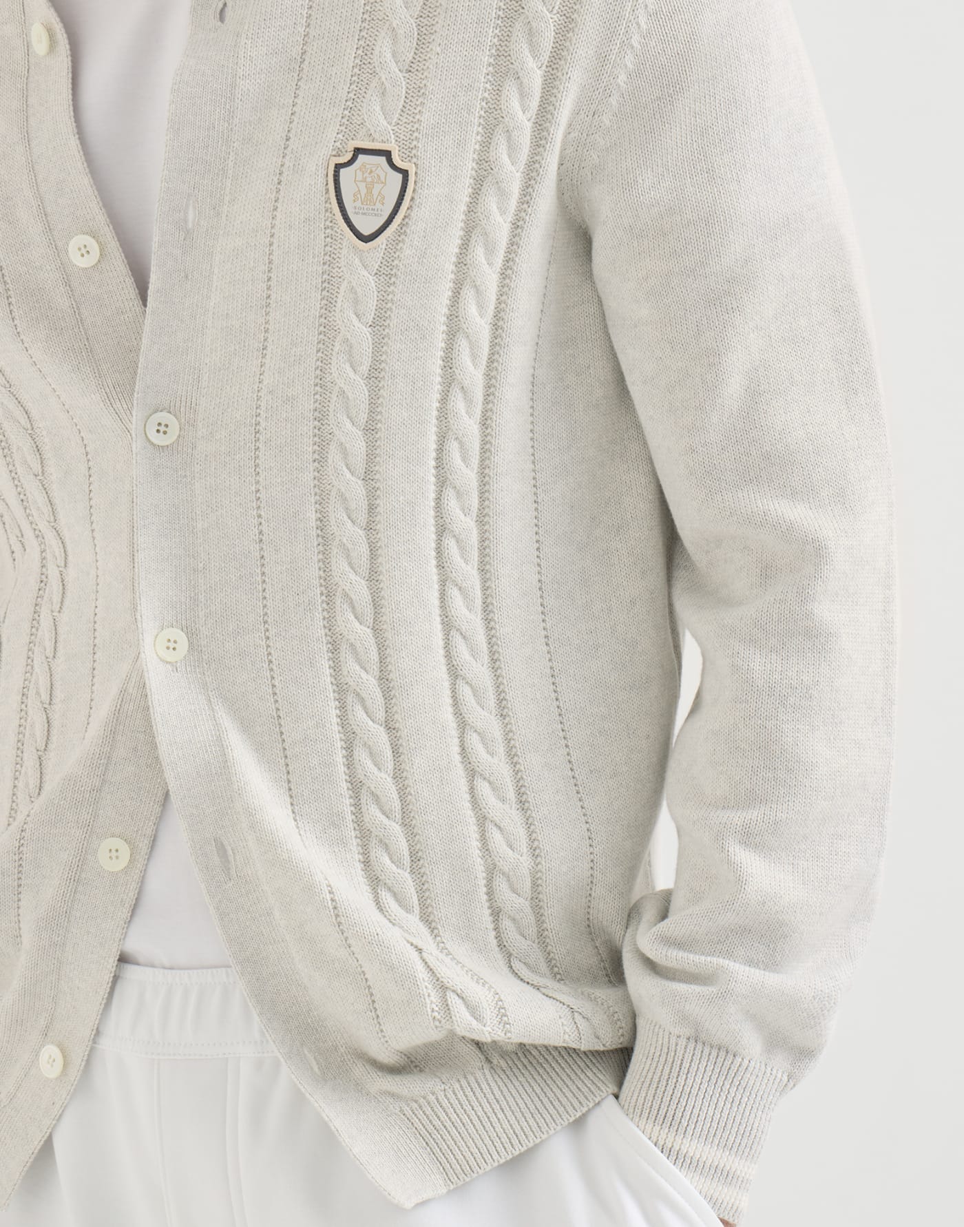 Knit shirt White Man - Brunello Cucinelli