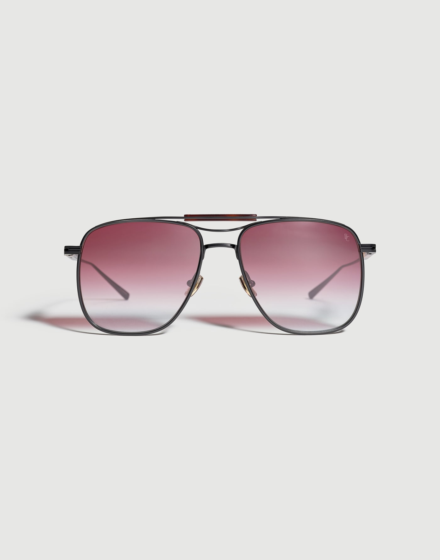 Square titanium sunglasses Black Eyewear - Brunello Cucinelli