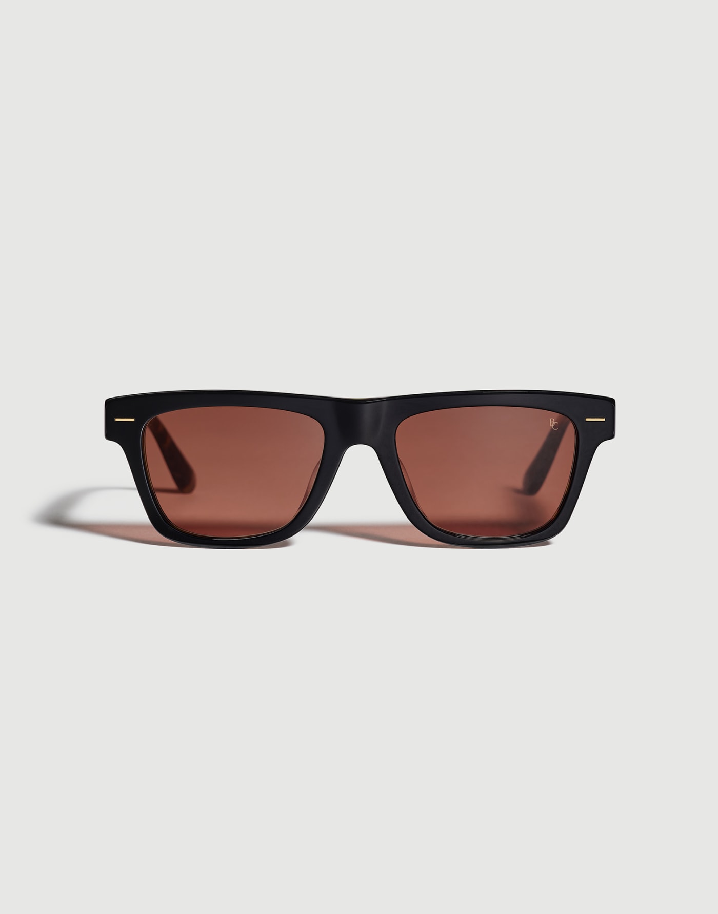 Rectangular acetate sunglasses Black / Brown Eyewear - Brunello Cucinelli