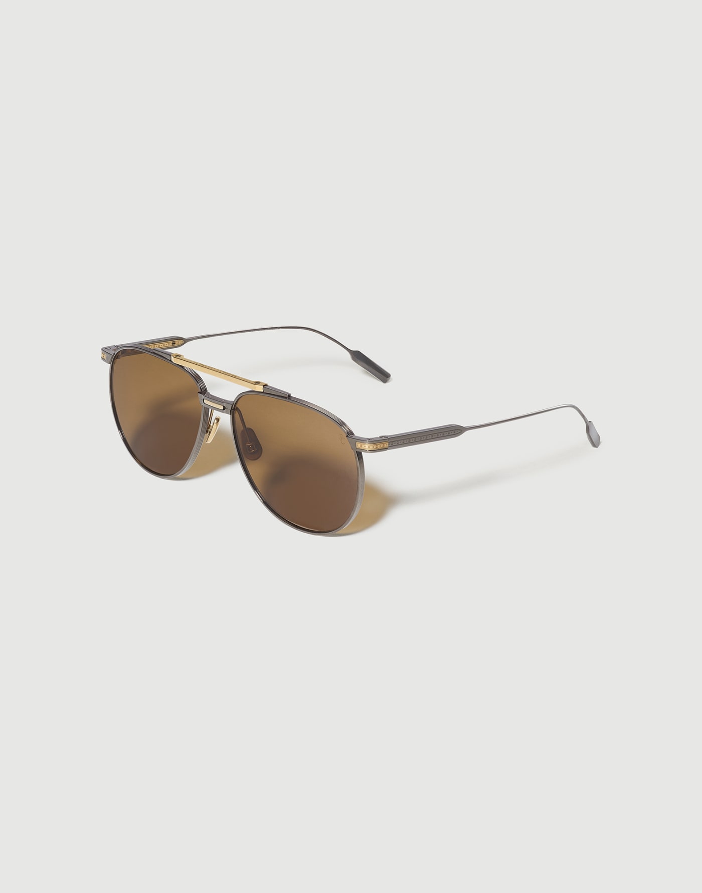 Goldcraft 1978 sunglasses with gold Grey Eyewear - Brunello Cucinelli