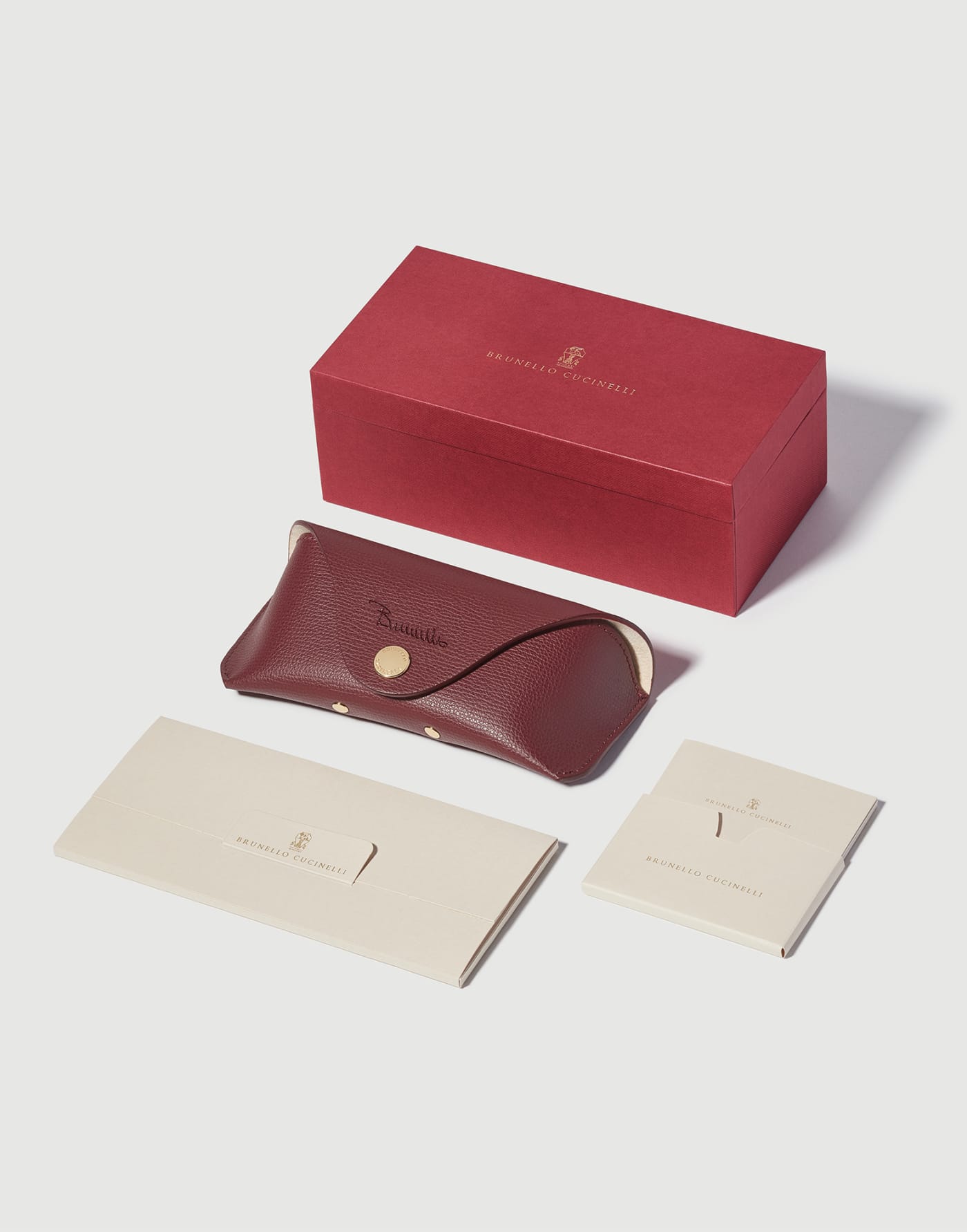 Mr. Brunello Signature in bilayer acetate Havana Eyewear - Brunello Cucinelli
