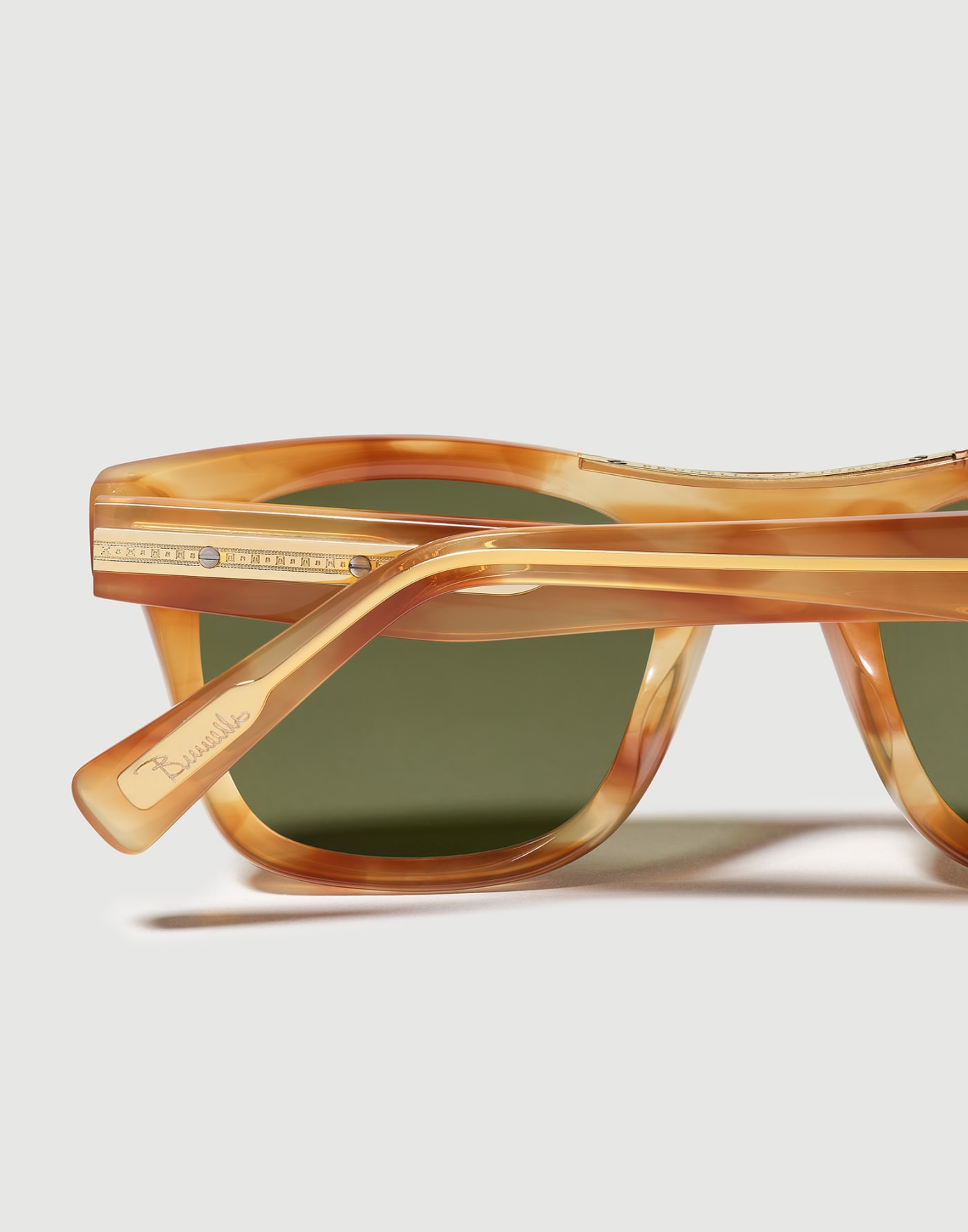 Mr. Brunello Goldcraft with gold Havana Eyewear - Brunello Cucinelli