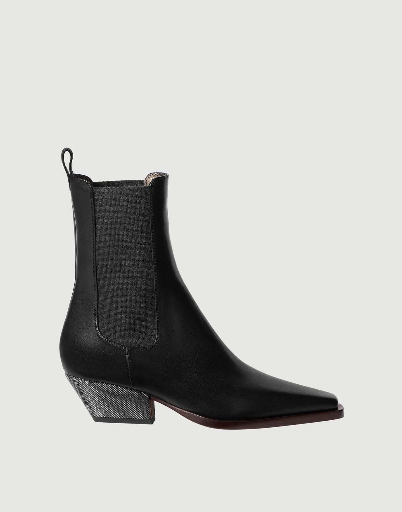 Leather Chelsea boots Black Woman - Brunello Cucinelli