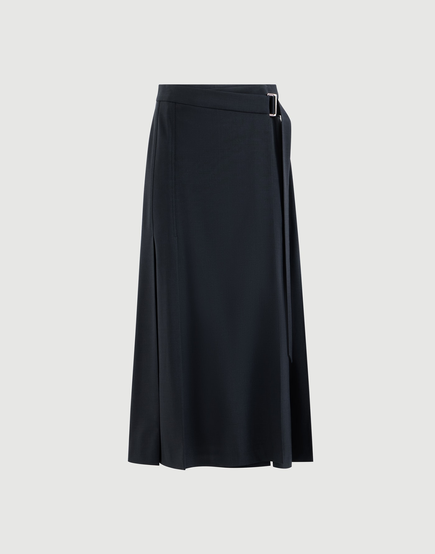 Tropical luxury wool kilt skirt Blue Woman - Brunello Cucinelli
