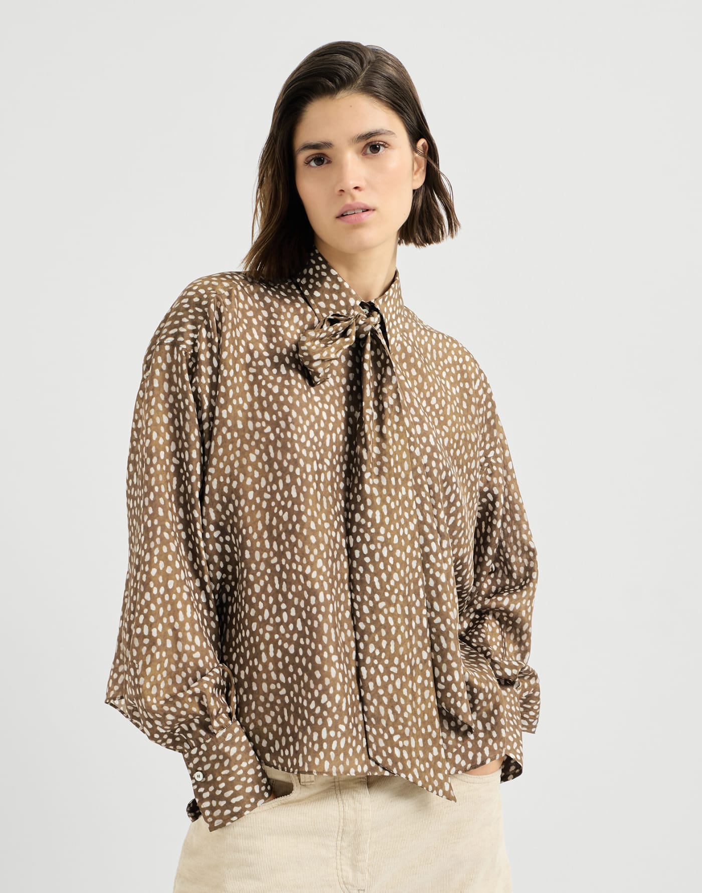 Pongee shirt Dattero Woman - Brunello Cucinelli