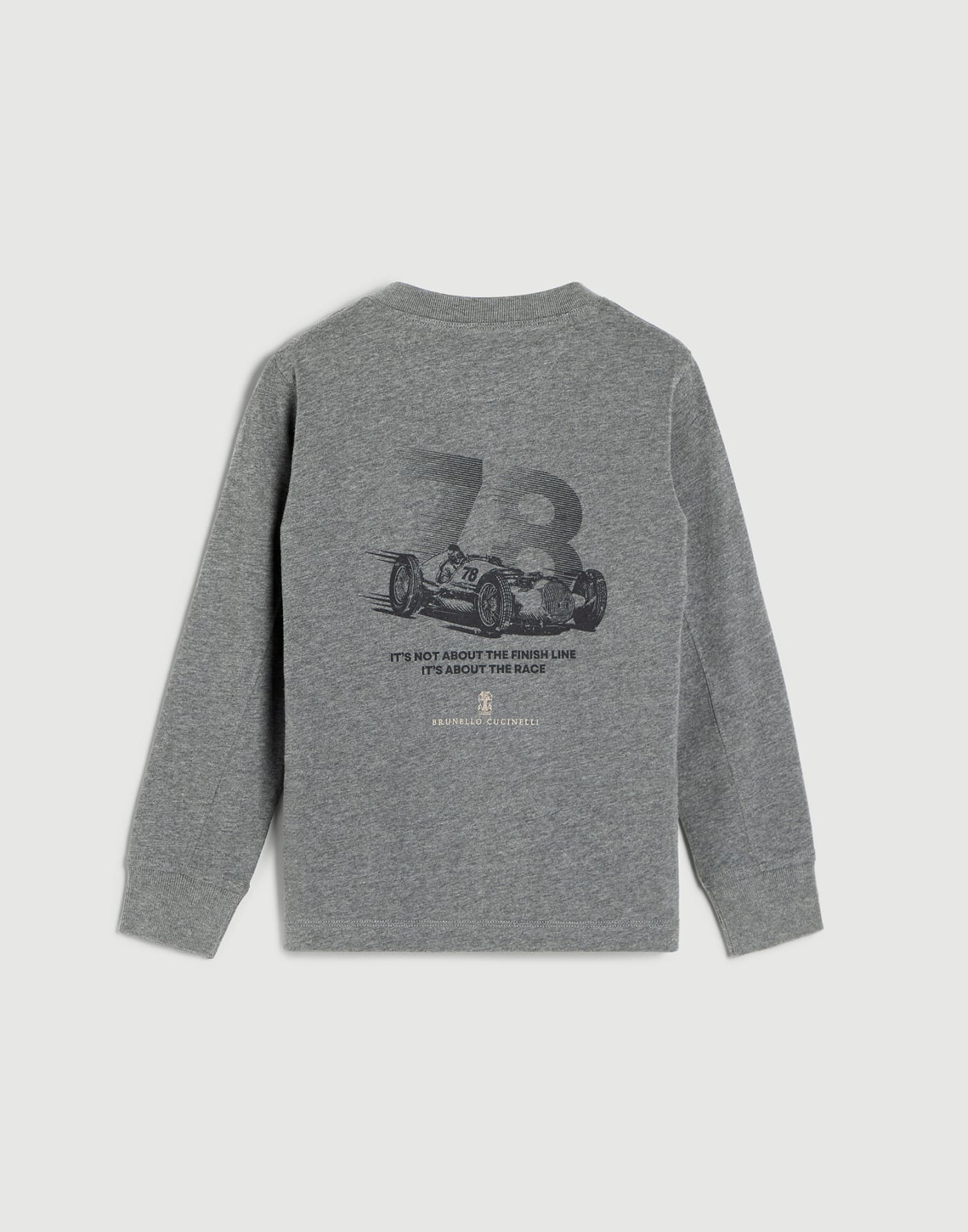 Long sleeve T-shirt Lead Boys - Brunello Cucinelli