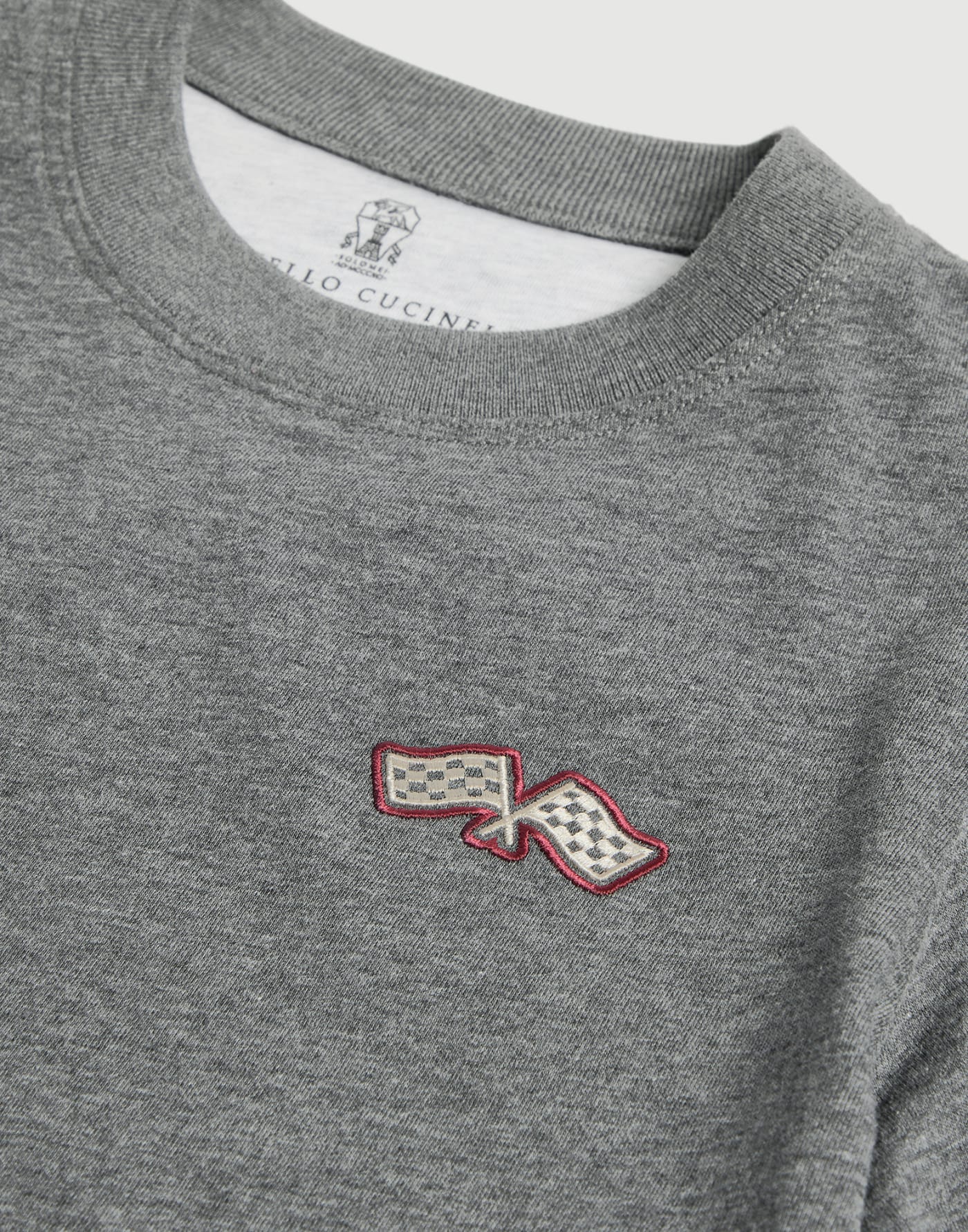 Long sleeve T-shirt Lead Boys - Brunello Cucinelli