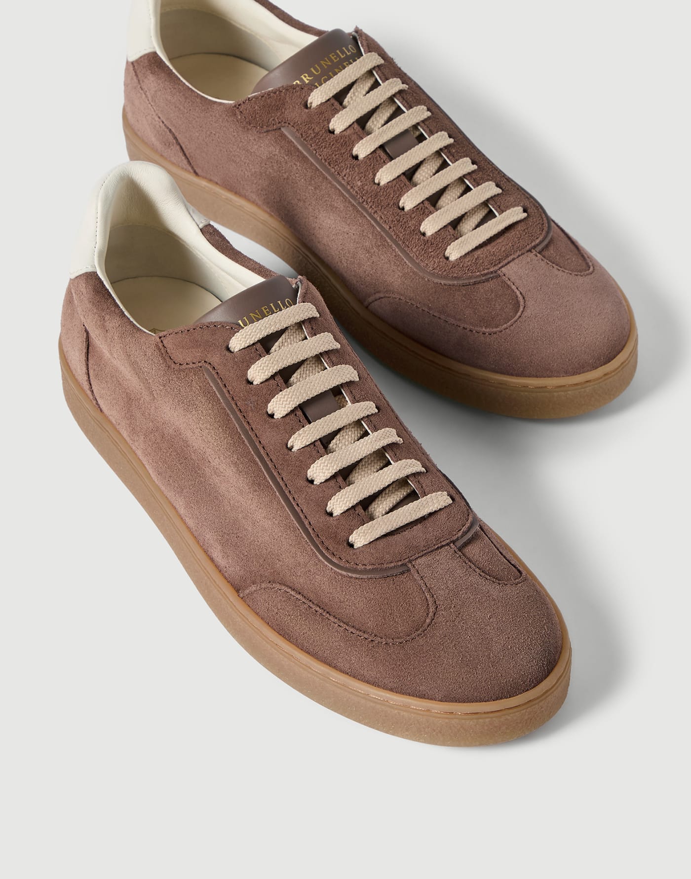 Suede sneakers Brown Man - Brunello Cucinelli