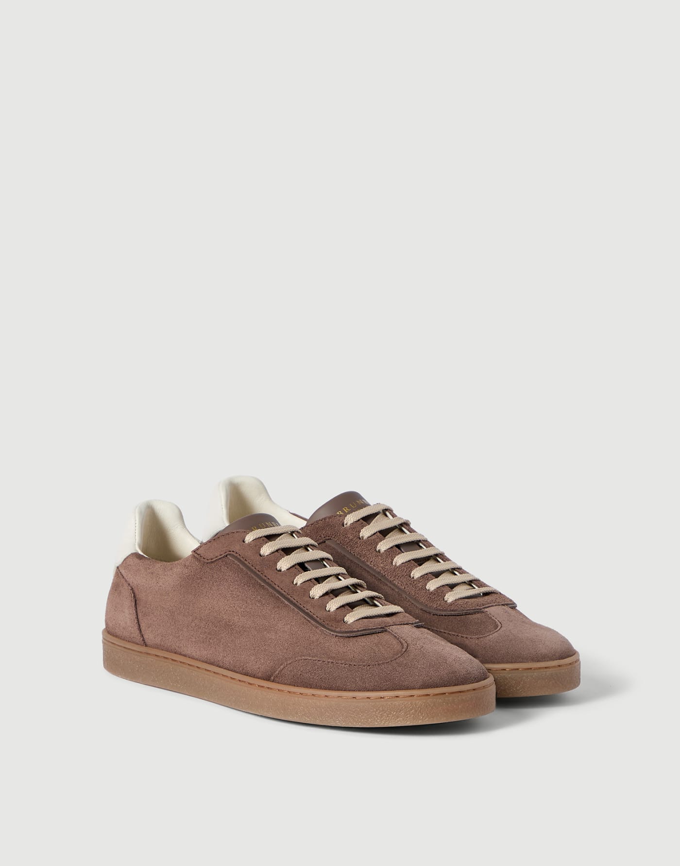 Suede sneakers Brown Man - Brunello Cucinelli