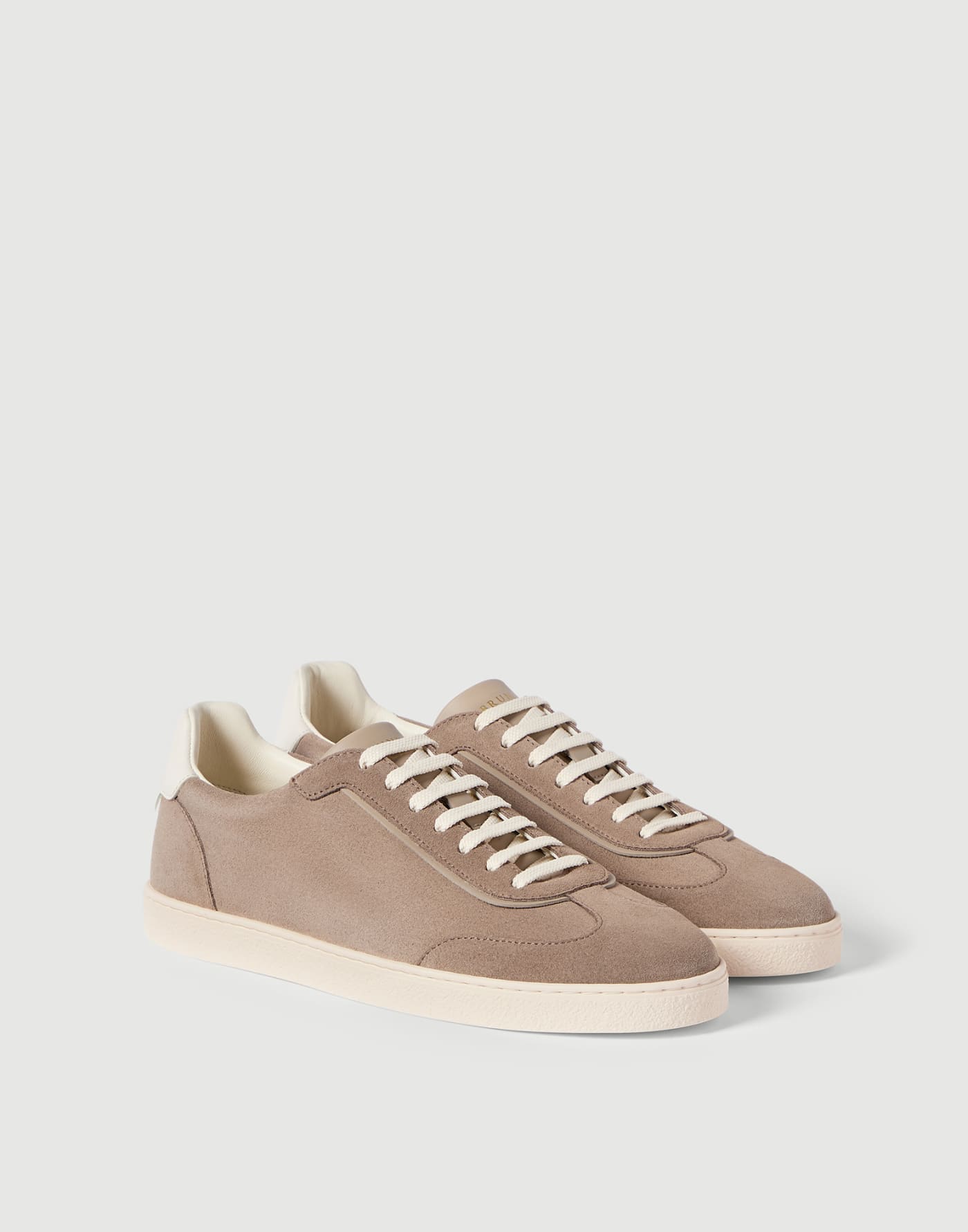 Suede sneakers Beige Man - Brunello Cucinelli