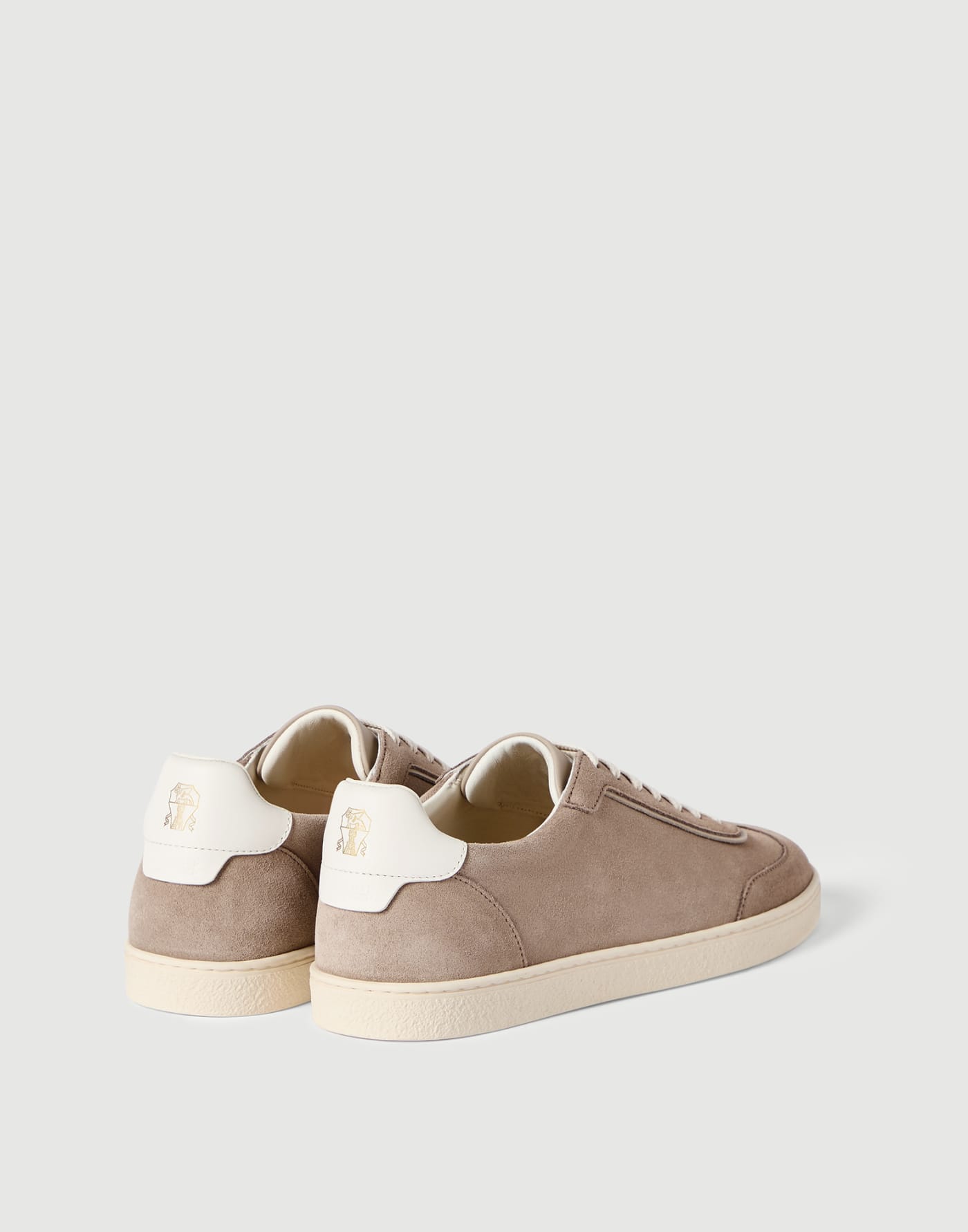 Suede sneakers Beige Man - Brunello Cucinelli