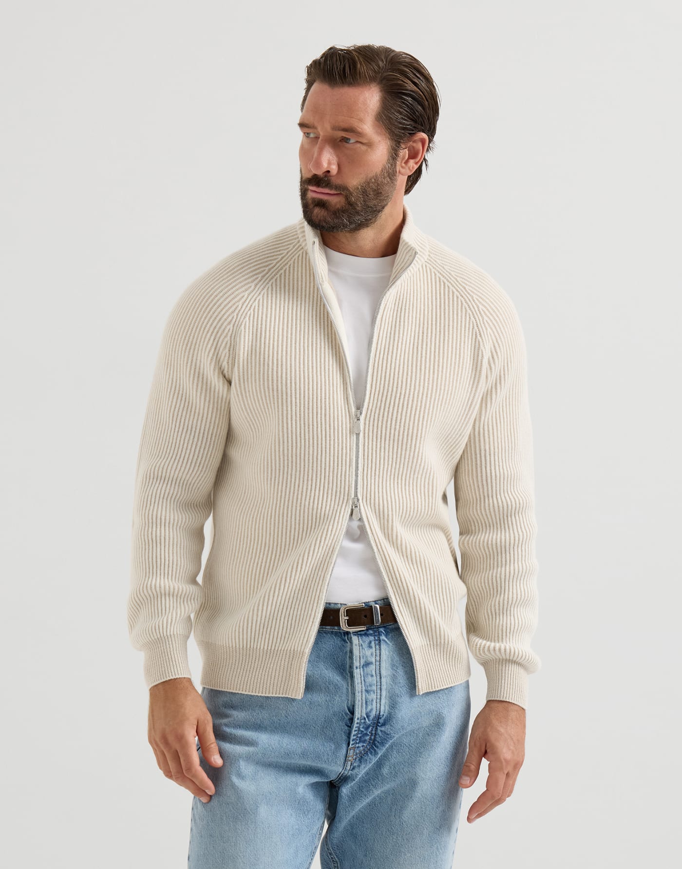 Cardigan aus Kaschmir-Vanisé Panama Herren - Brunello Cucinelli
