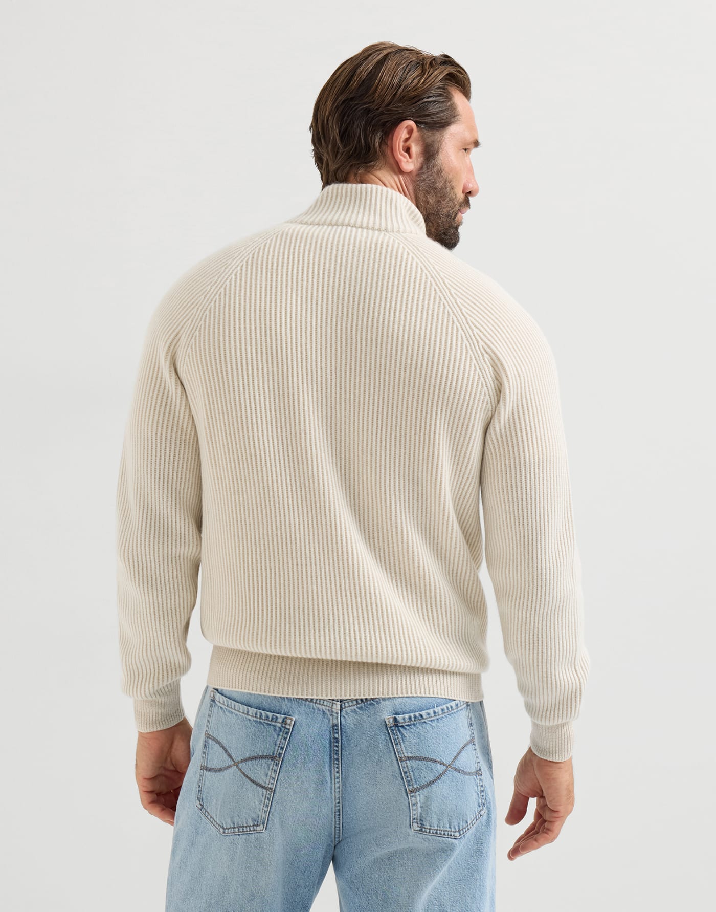 Cardigan aus Kaschmir-Vanisé Panama Herren - Brunello Cucinelli
