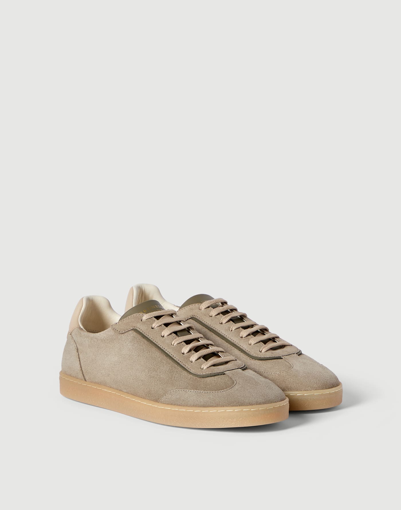 Sneakers en daim Militaire Homme - Brunello Cucinelli