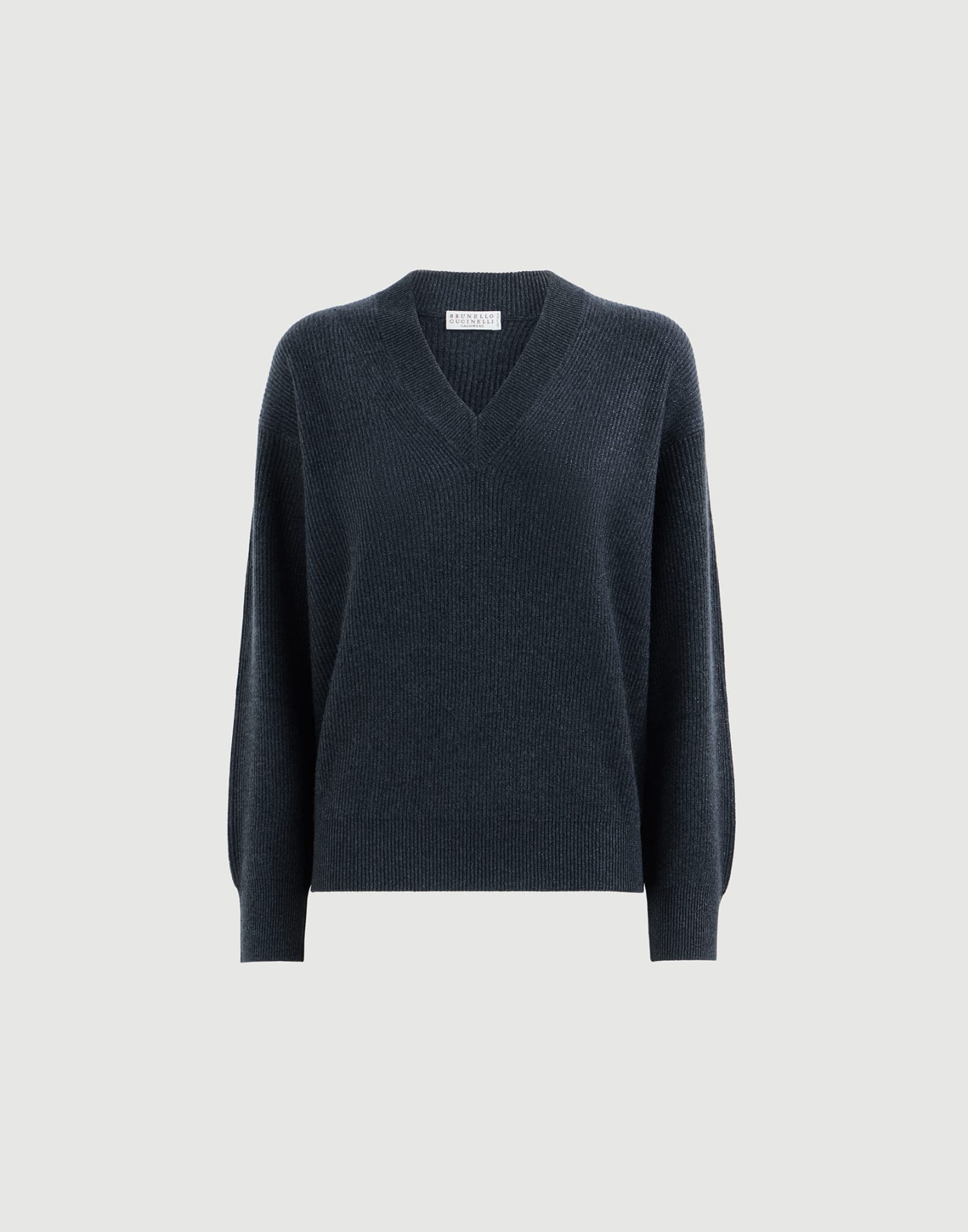 Sparkling cashmere cardigan Blue Woman - Brunello Cucinelli