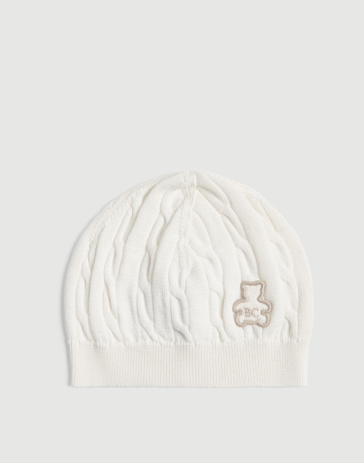 Bernie Baby knit beanie White / Beige Baby - Brunello Cucinelli