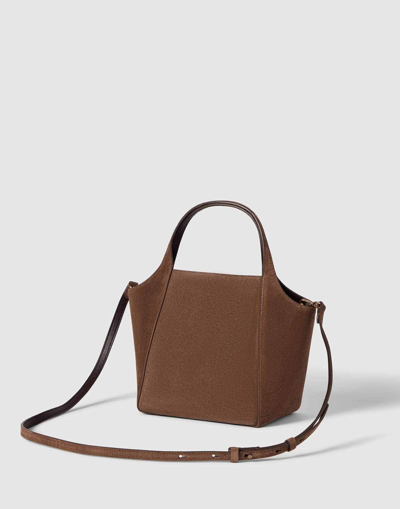 スエード Sartorial バケットバッグ スモール キャラメル レディース - Brunello Cucinelli