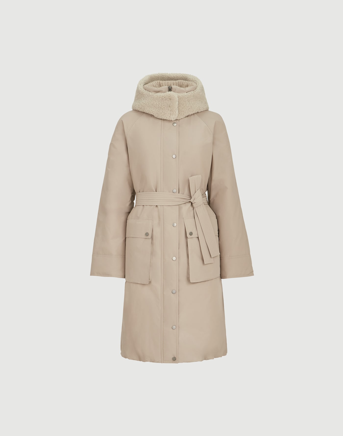 Doudoune en taffetas Beige Femme - Brunello Cucinelli