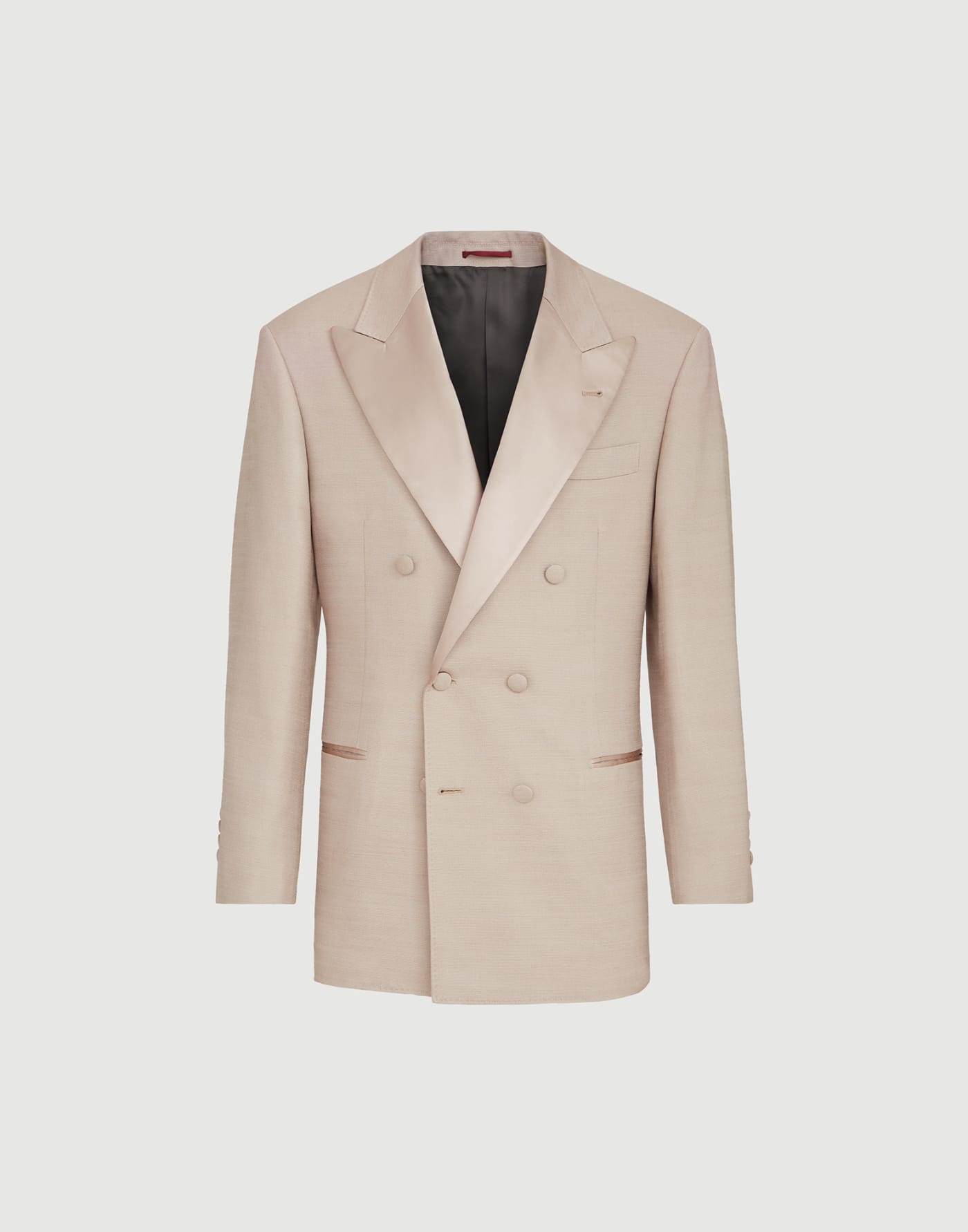 Veste de smoking demi-croisée Sable Homme - Brunello Cucinelli