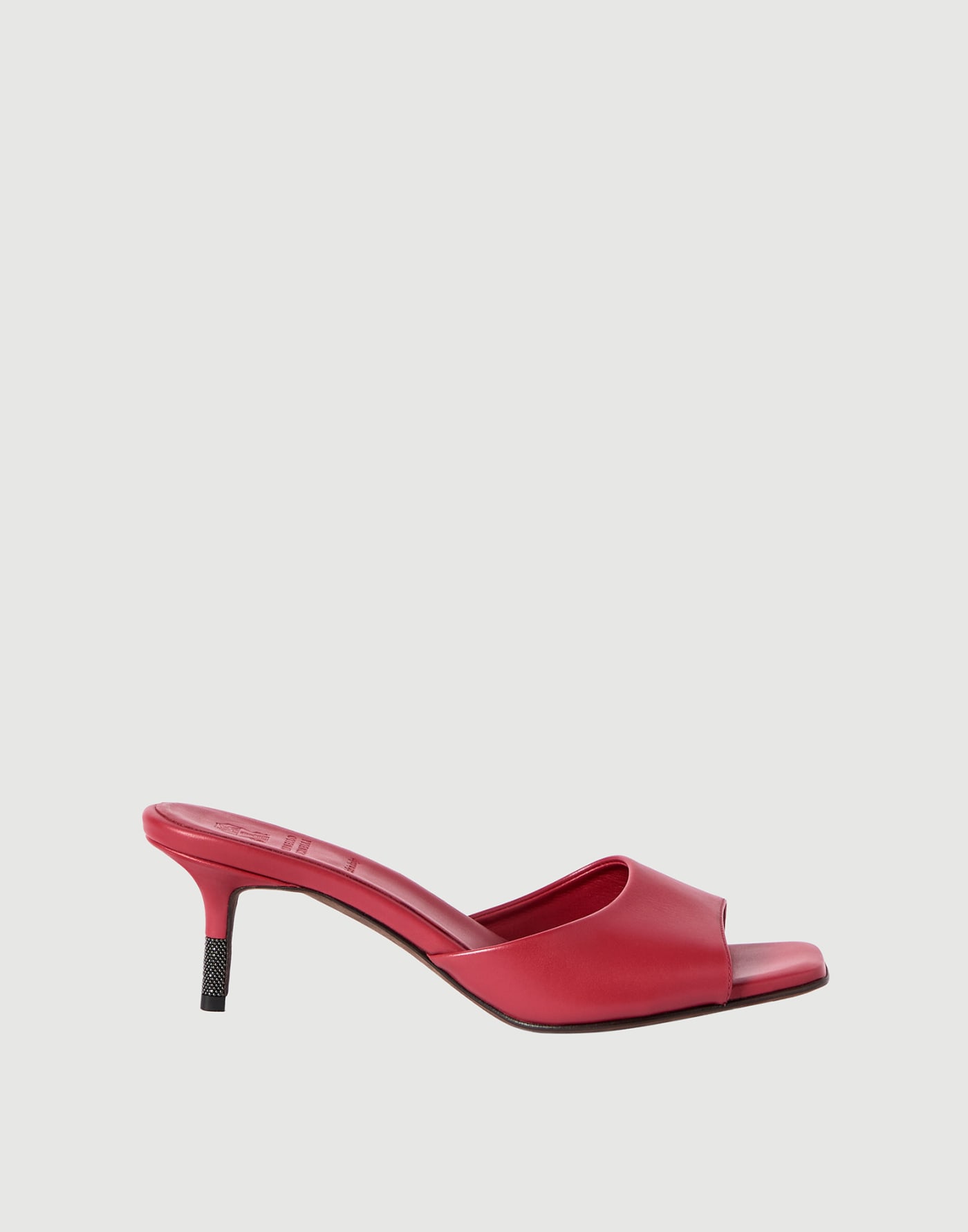 Nappa leather city heels Red Woman - Brunello Cucinelli