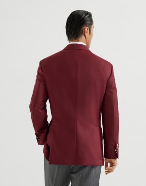 Blazer with metal buttons Cherry Man - Brunello Cucinelli