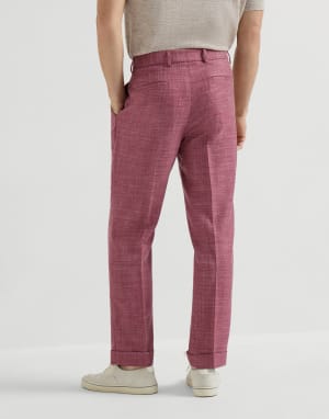 Hopsack trousers Coral Man - Brunello Cucinelli