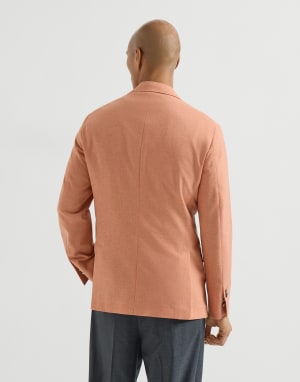 Blazer with peak lapel Apricot Man - Brunello Cucinelli