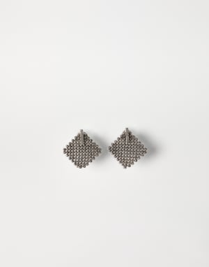 Silver earrings Silver Woman - Brunello Cucinelli