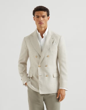 Prince of Wales deconstructed blazer Yuta Man - Brunello Cucinelli