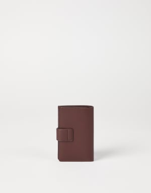 Calfskin wallet Brown Man - Brunello Cucinelli